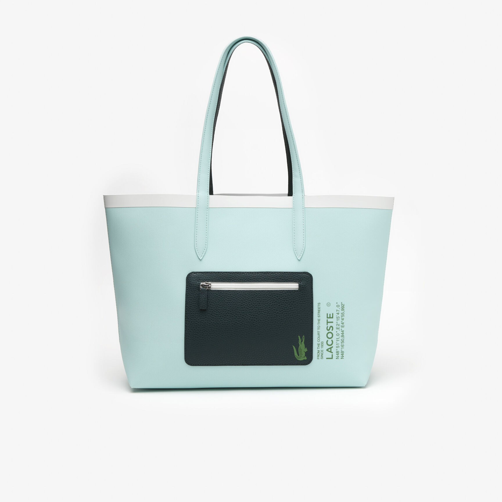 Women’s Lacoste Anna Reversible Tote with Zipped Pouch Women’s Lacoste Anna Reversible Tote with Zipped Pouch