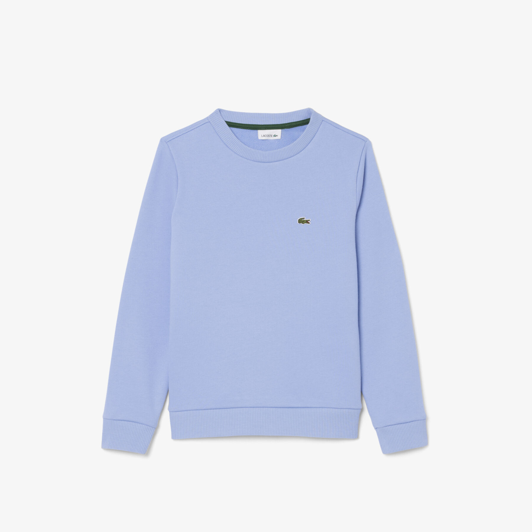 lacoste fleece crew neck sweatshirt