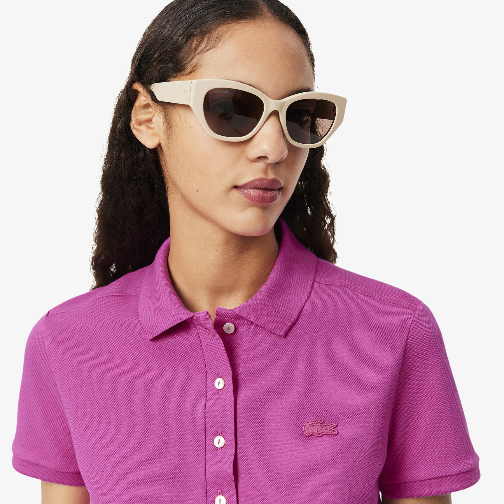 L.12.D Slim Fit Stretch Petit Pique Polo Shirt