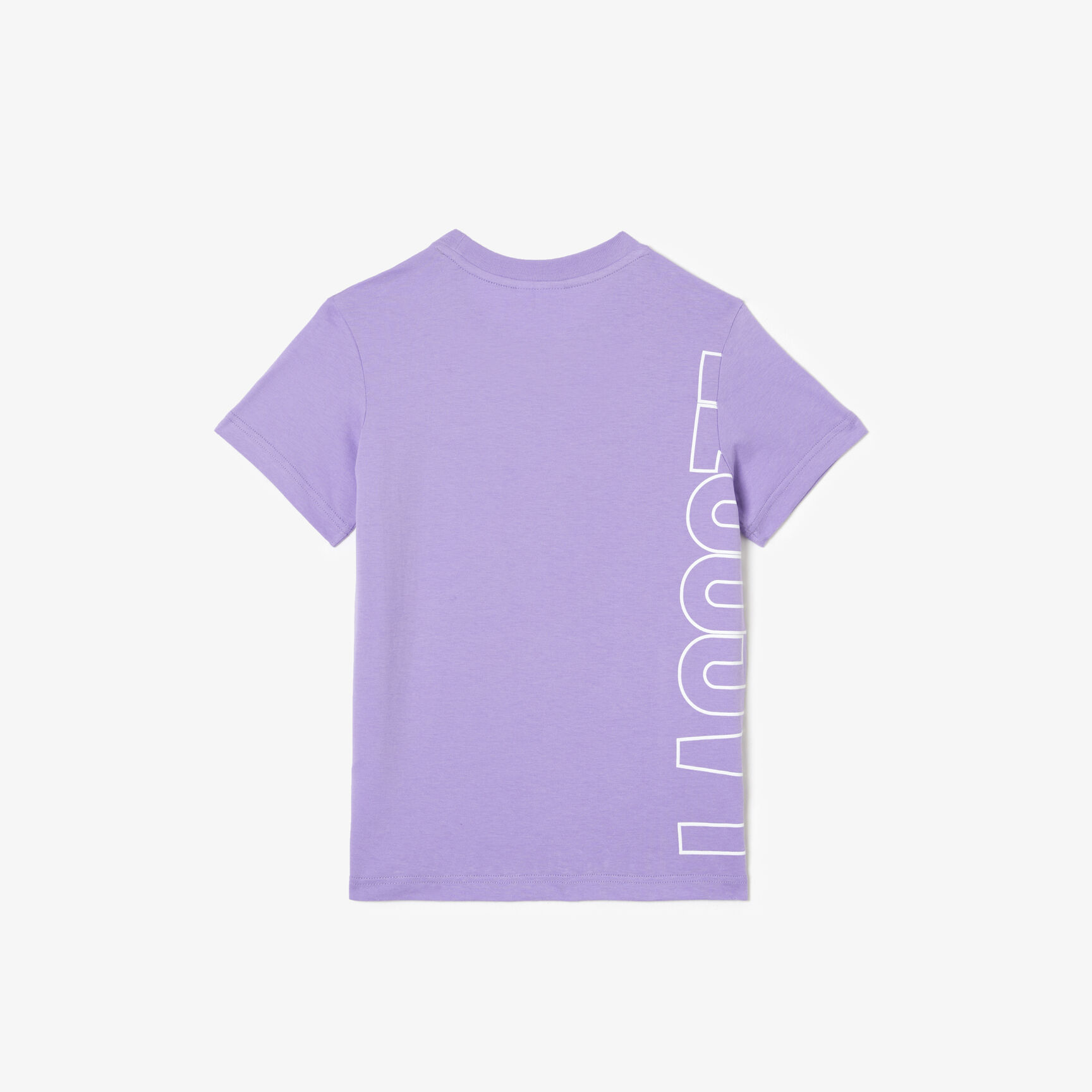 تيشيرت لاكوست قطن جيرسيه بطبعة كبيرة لشعار الماركة للأطفال