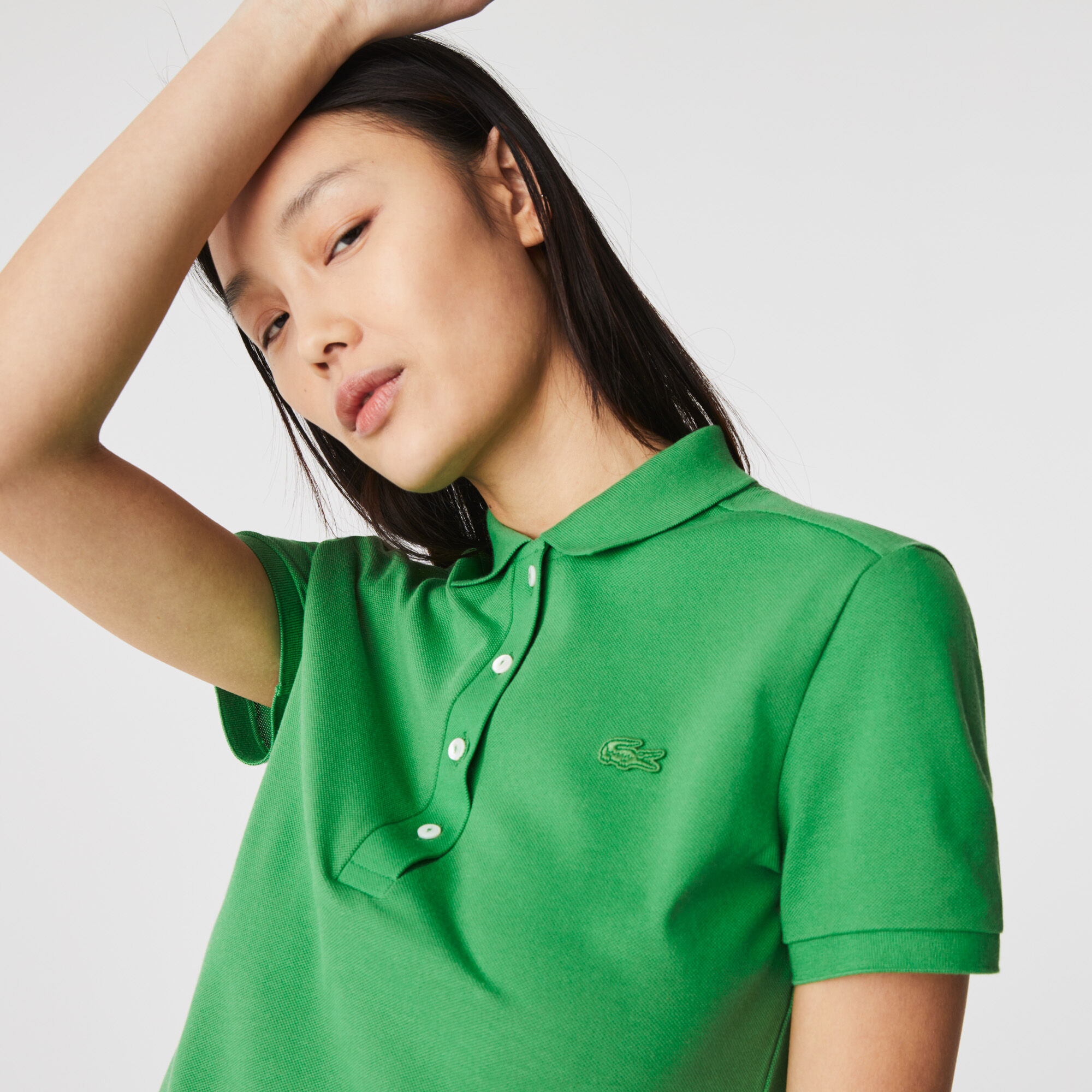 Women's Lacoste Slim fit Stretch Cotton Piqué Polo Shirt | Lacoste SA