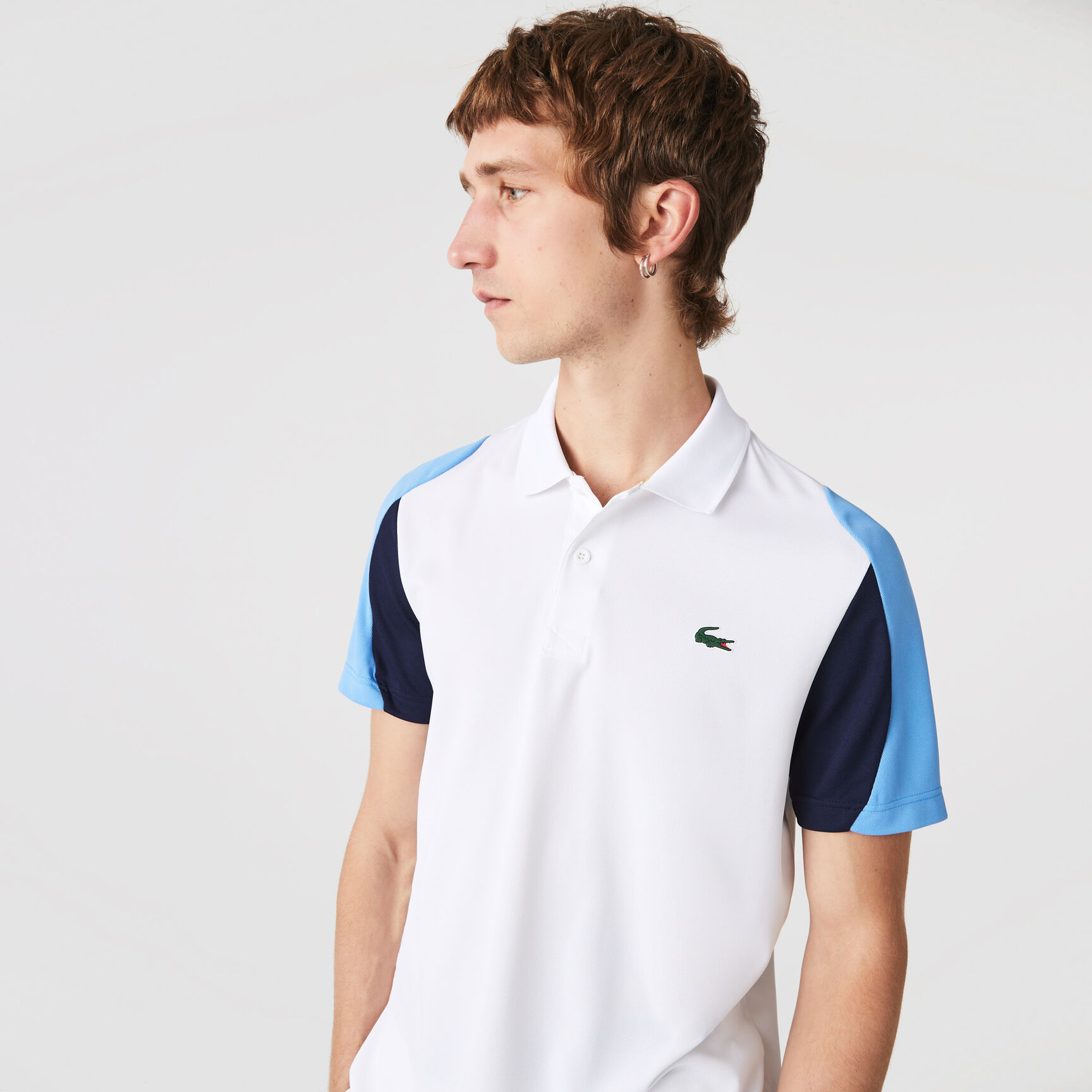 تيشيرت بولو تنس بيكيه مقاوم للتجعد بقصة عادية للرجال مجموعة Lacoste SPORT تيشيرت بولو تنس بيكيه مقاوم للتجعد بقصة عادية للرجال مجموعة Lacoste SPORT