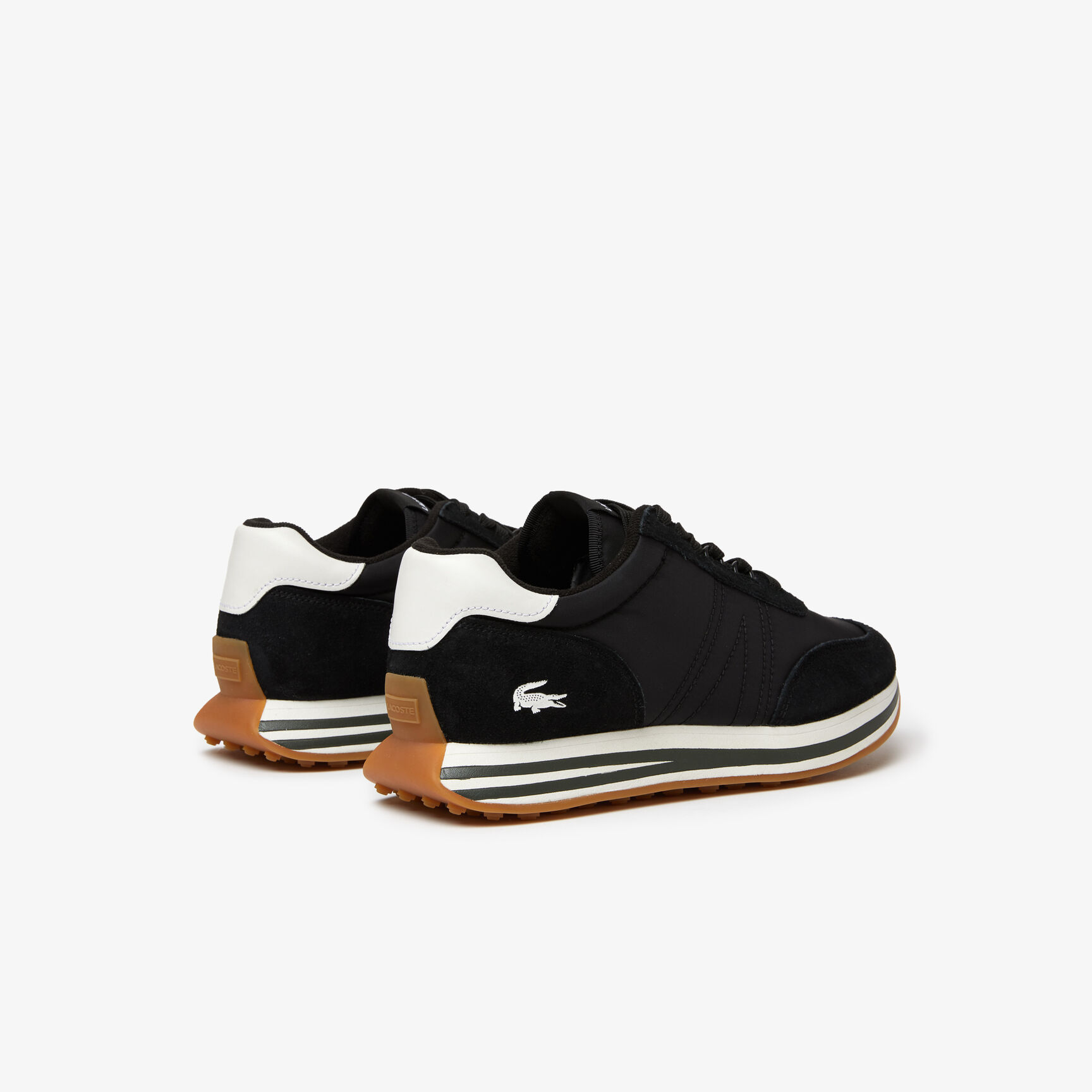 Men's Lacoste L-Spin Leather Colour Contrast Trainers