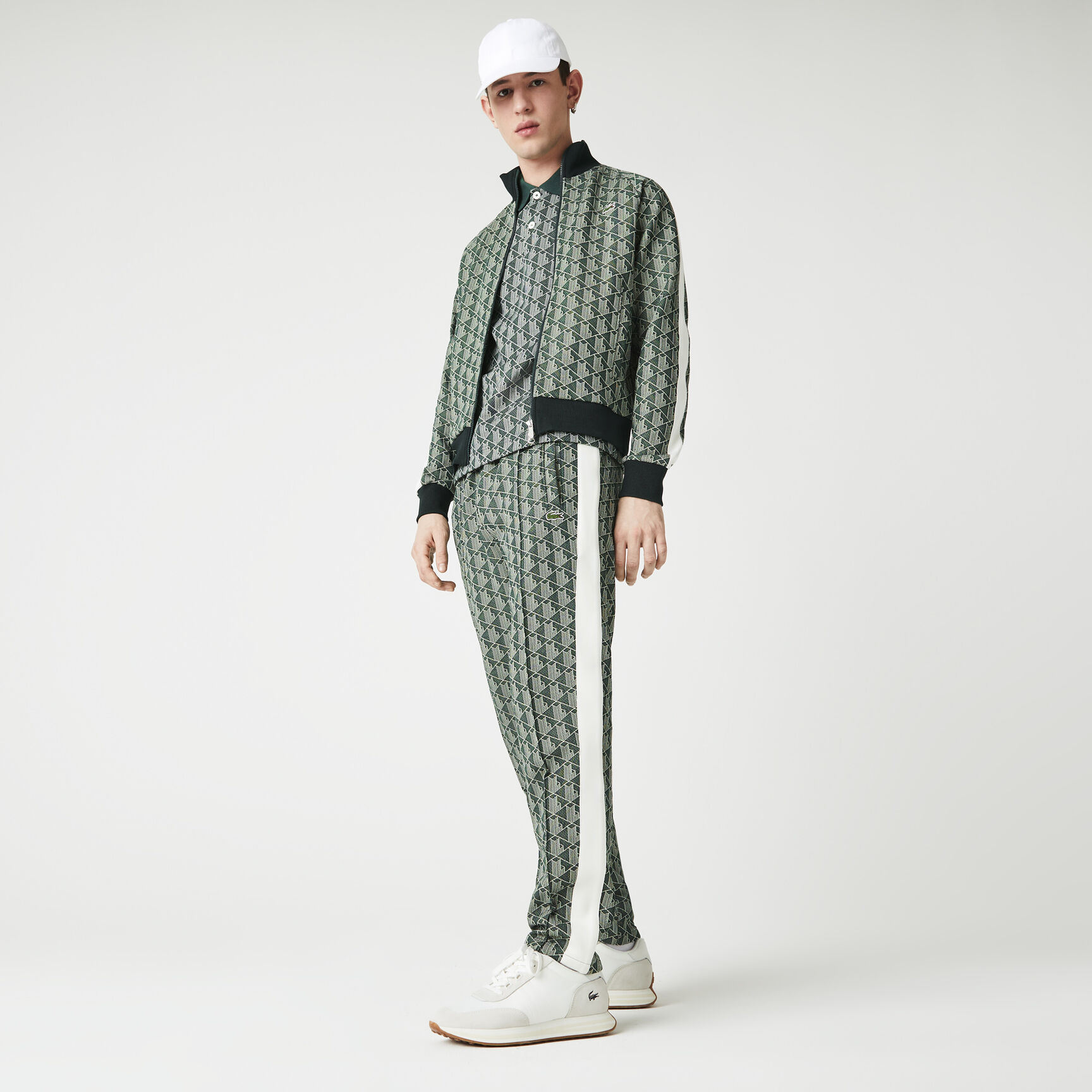 Unisex Lacoste L!VE Monogram Jacquard Tracksuit Trousers