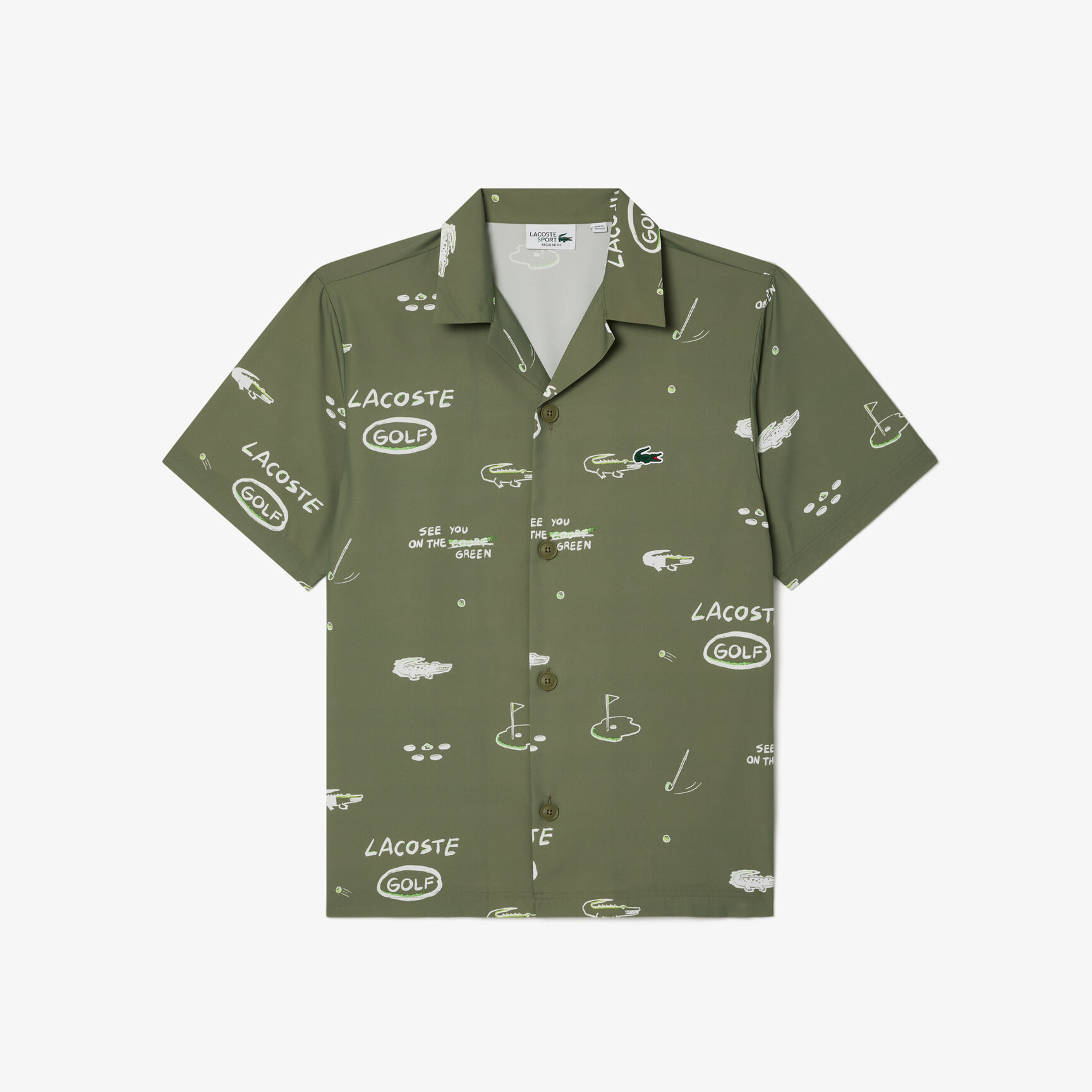 قميص جولف بأكمام قصيرة ومضاد للأشعة فوق البنفسجية