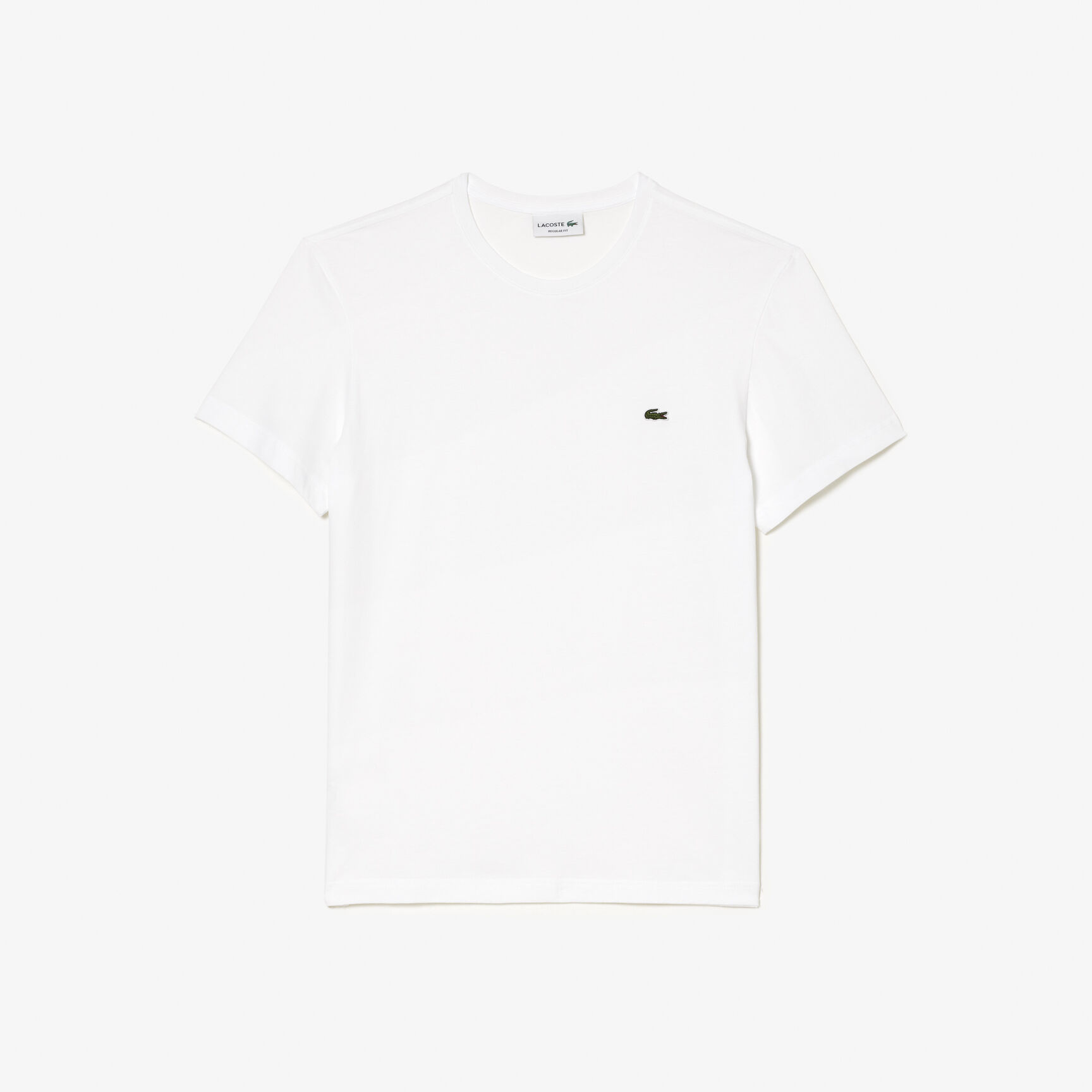 تي شيرت جيرسيه قطن ثقيل برقع متعددة لشعار الماركة