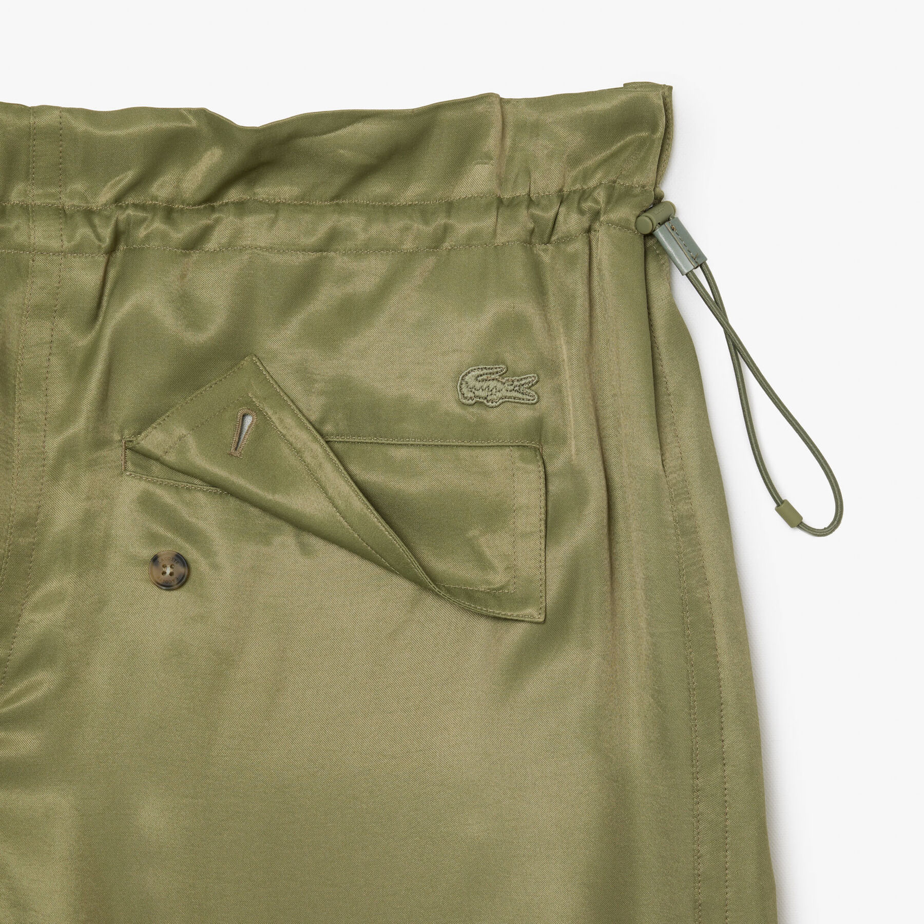 Oversized Satin Cargo Pants lacoste oversized satin cargo pants