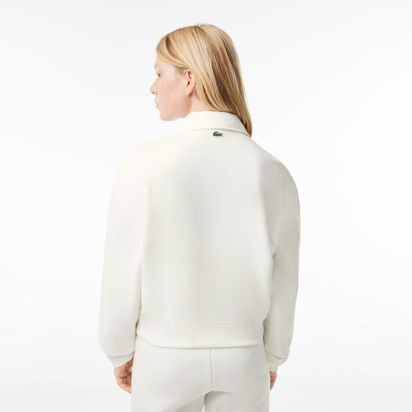 هودي من مزيج قطني بقصّة فضفاضة للنساء هودي من مزيج قطني بقصّة فضفاضة للنساء