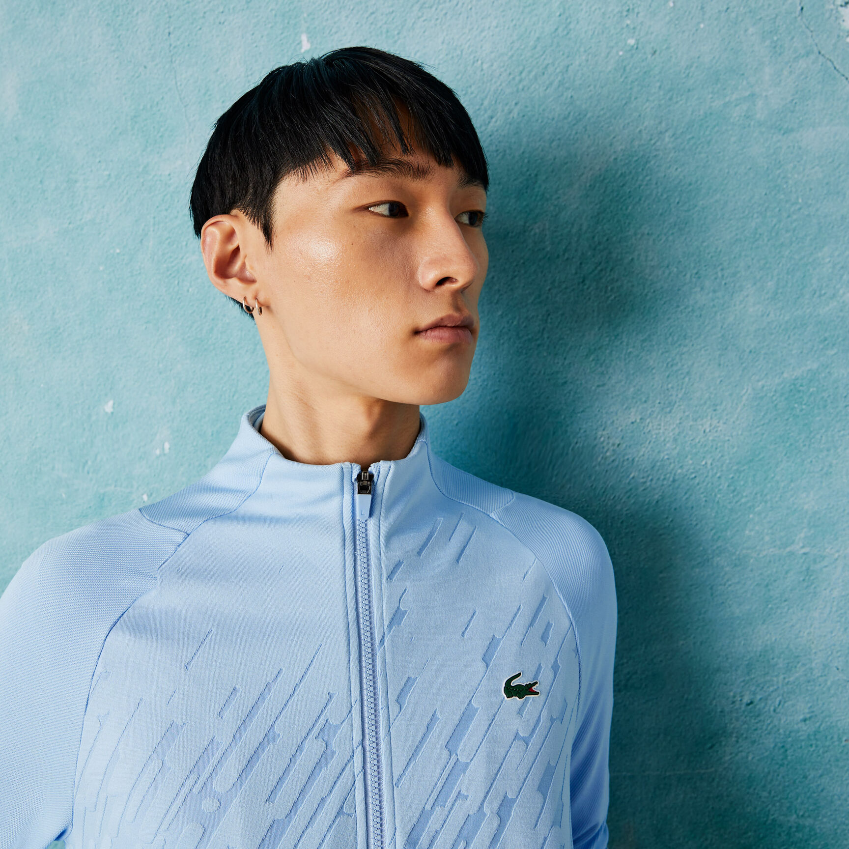 جاكيت معالج بسحّاب للرجال مجموعة Lacoste SPORT x Novak Djokovic جاكيت معالج بسحّاب للرجال مجموعة Lacoste SPORT x Novak Djokovic