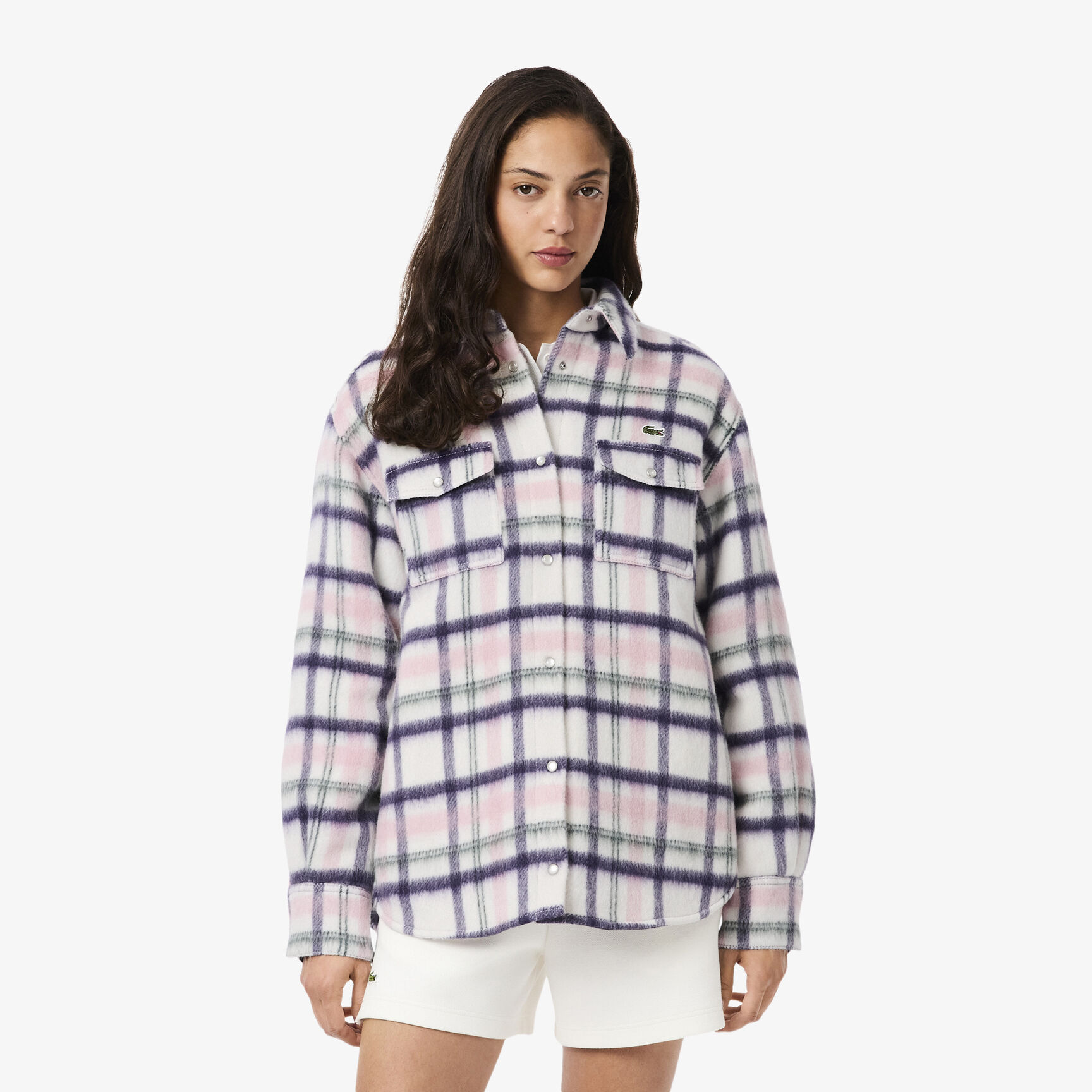Oversized Quilted Wool Overshirt