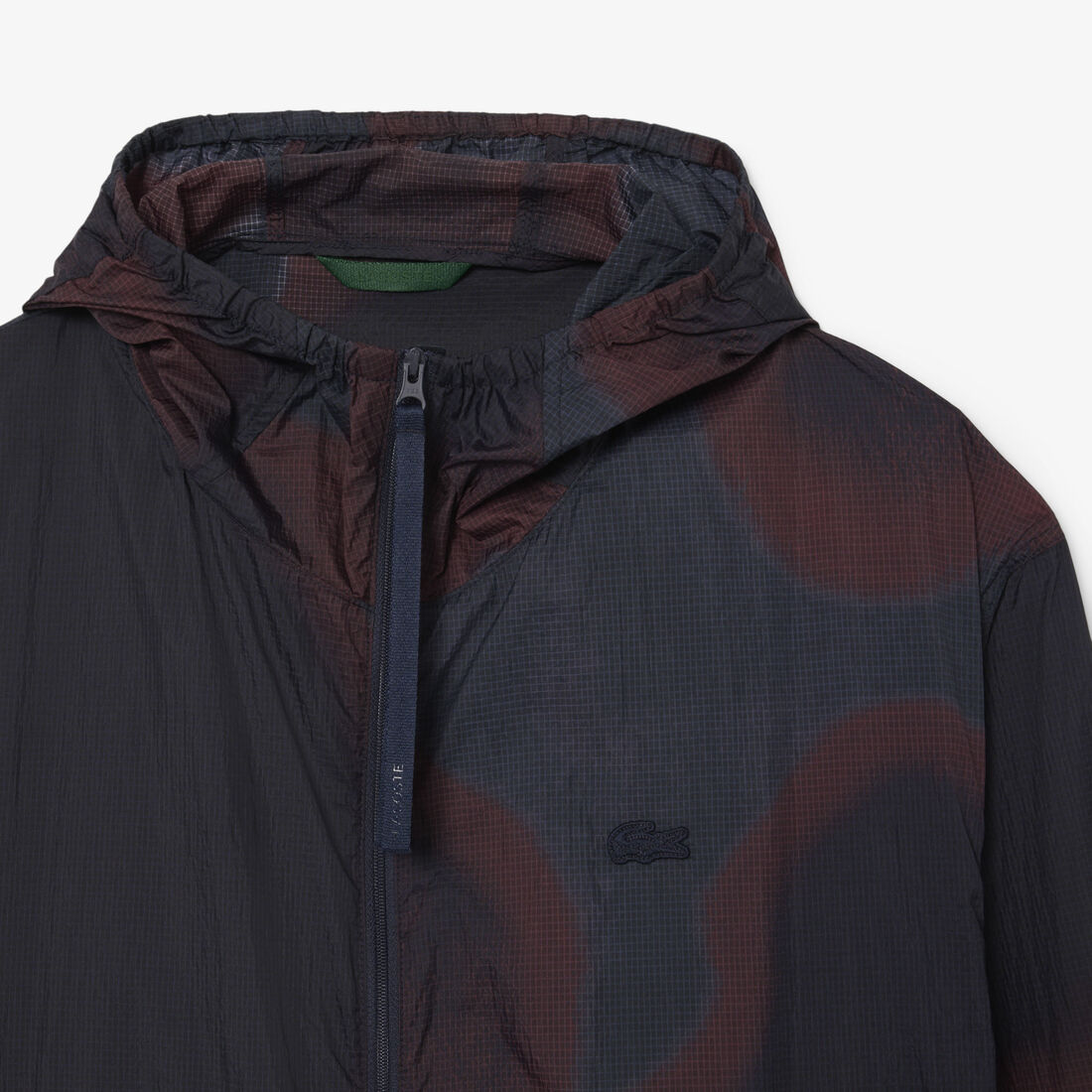 سترة من النايلون المقاوم للتمزق بطبعة أومبري سترة من النايلون المقاوم للتمزق بطبعة أومبري