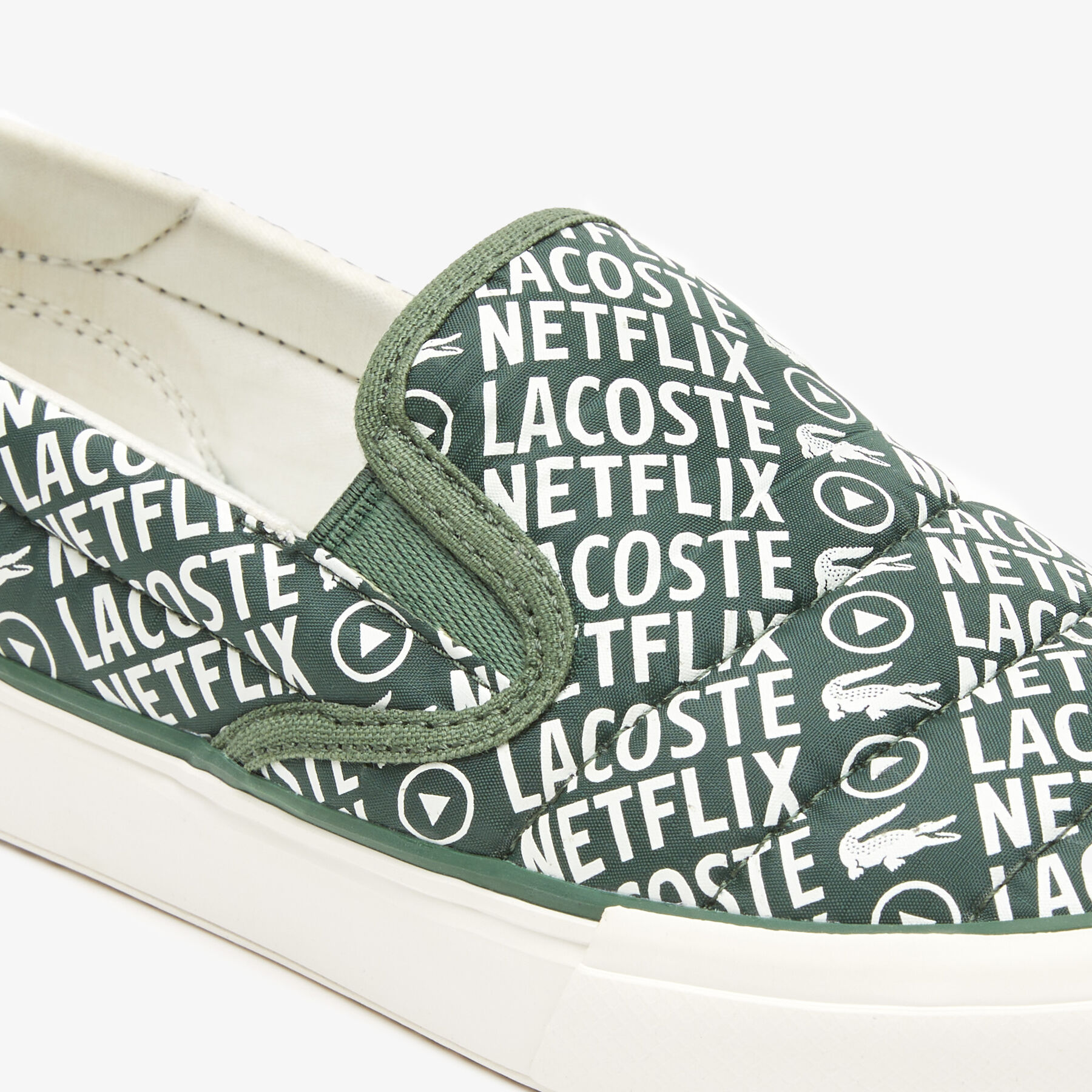 Children's Lacoste x Netflix Jump Server Slip Textile Slip On children s lacoste x netflix jump server slip textile slip on