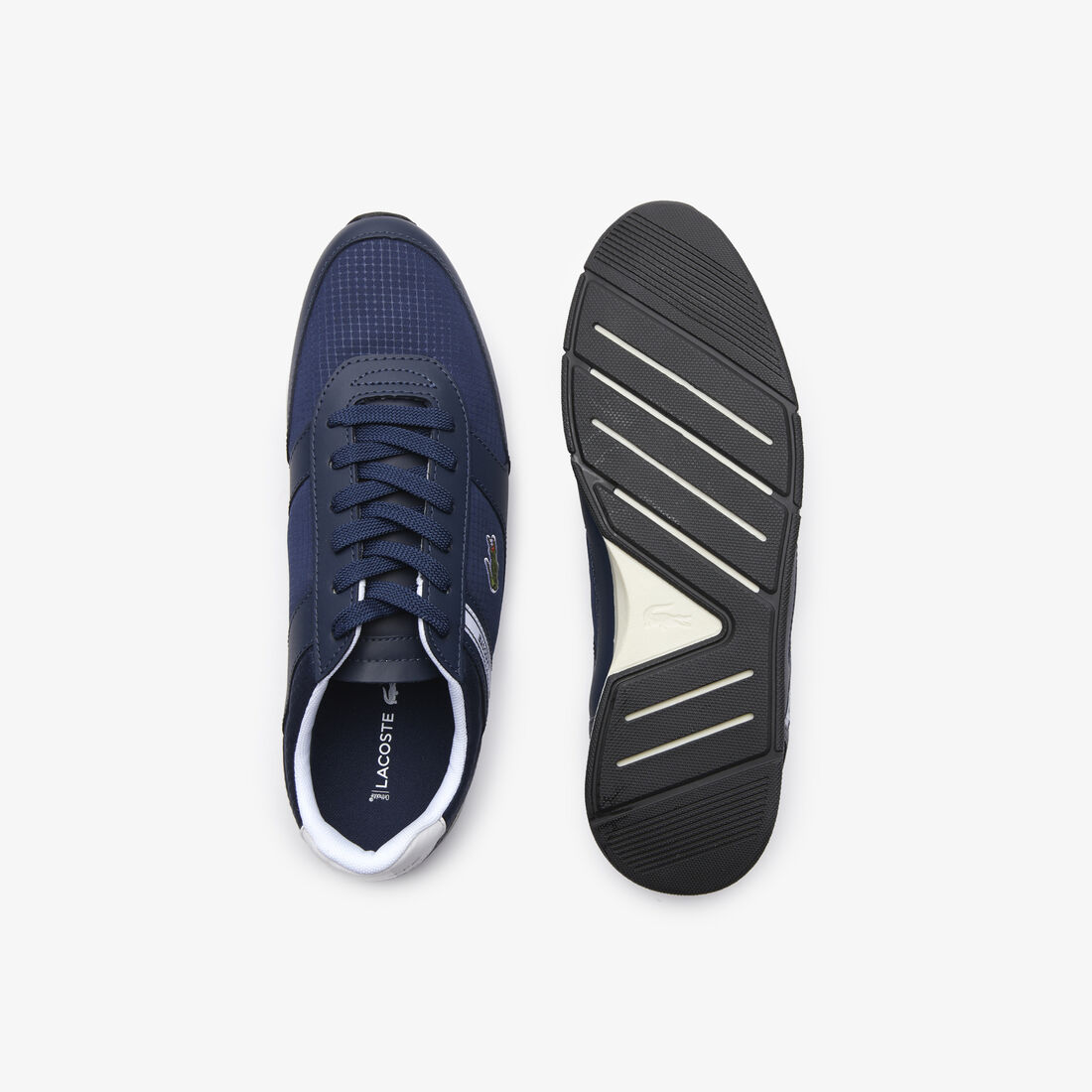 Men's Menerva Sport Textile and Leather Trainers Men's Menerva Sport Textile and Leather Trainers