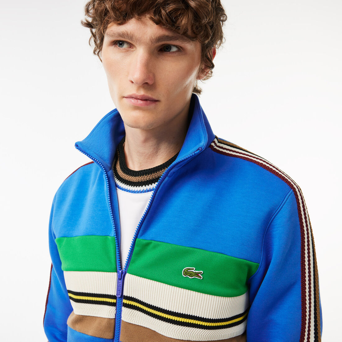 Paris French Made Zipped Colourblock Sweatshirt Paris French Made Zipped Colourblock Sweatshirt