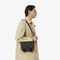 lacoste men s the blend clipped monogram canvas messenger bag