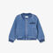 Padded Badge Accent Denim Bomber Jacket lacoste padded badge accent denim bomber jacket