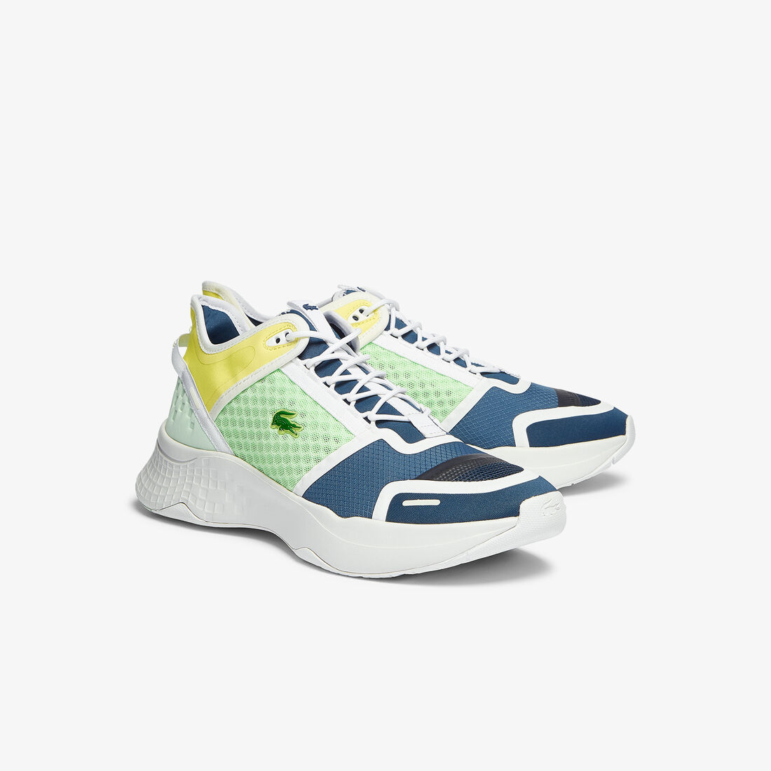 Men's Court-Drive Vantage Citrus-Pop Textile Trainers Men's Court-Drive Vantage Citrus-Pop Textile Trainers