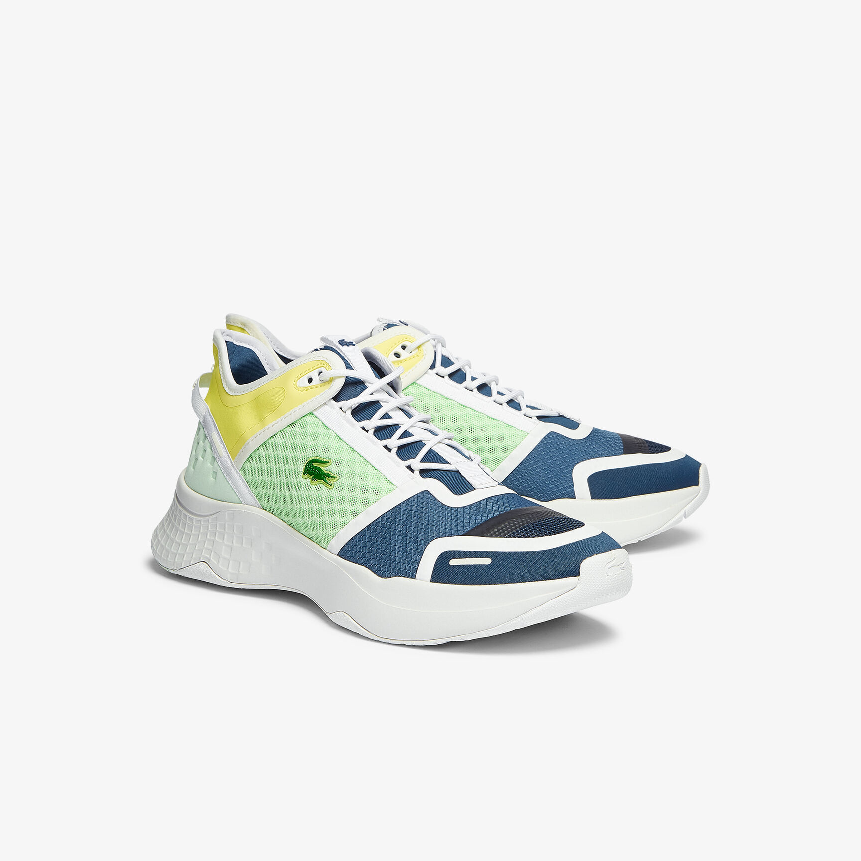 Men's Court-Drive Vantage Citrus-Pop Textile Trainers Men's Court-Drive Vantage Citrus-Pop Textile Trainers