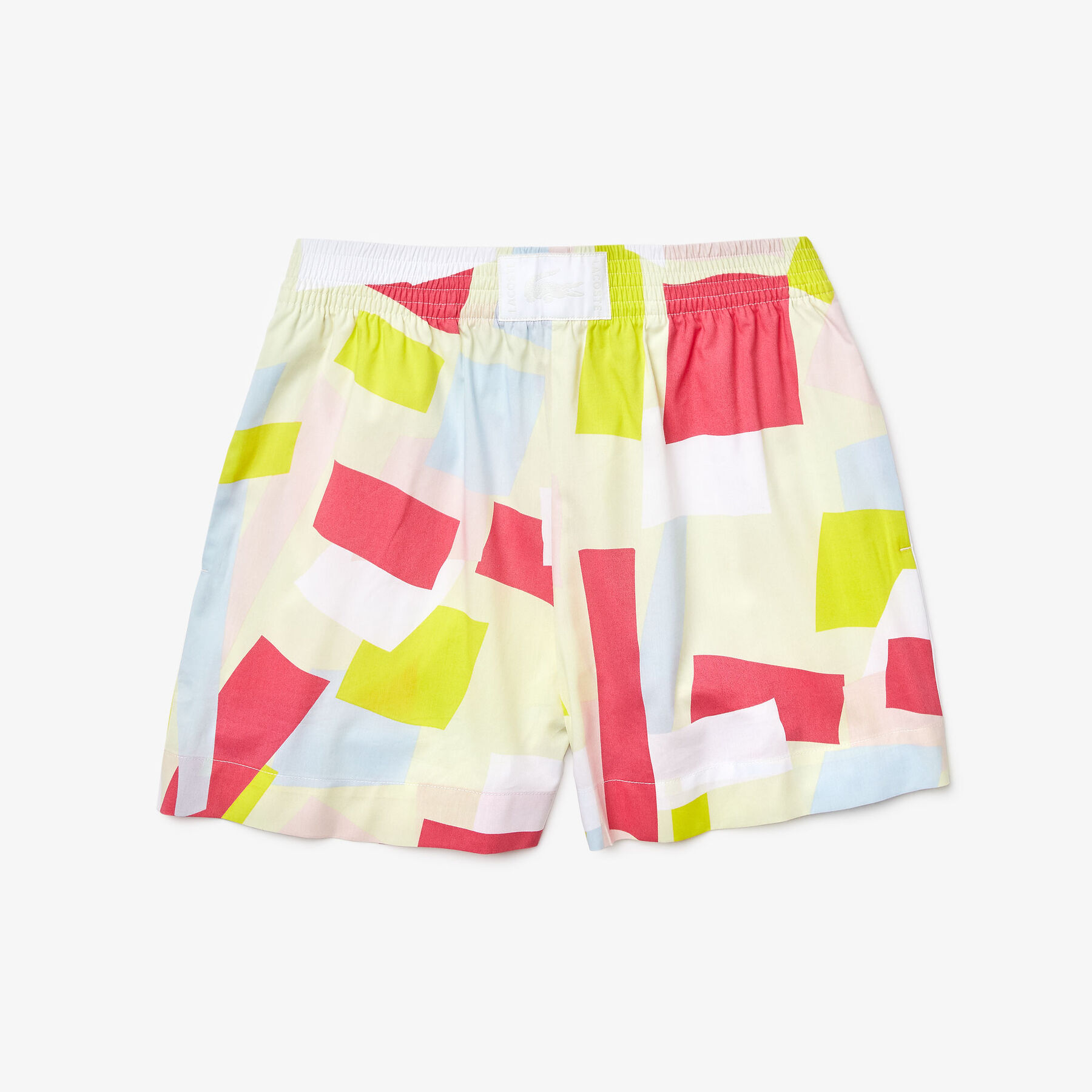 lacoste women s coloured design light cotton poplin shorts