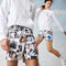 Unisex Lacoste LIVE Polaroid Collaboration Print Swimming Trunks unisex lacoste live polaroid collaboration print swimming trunks