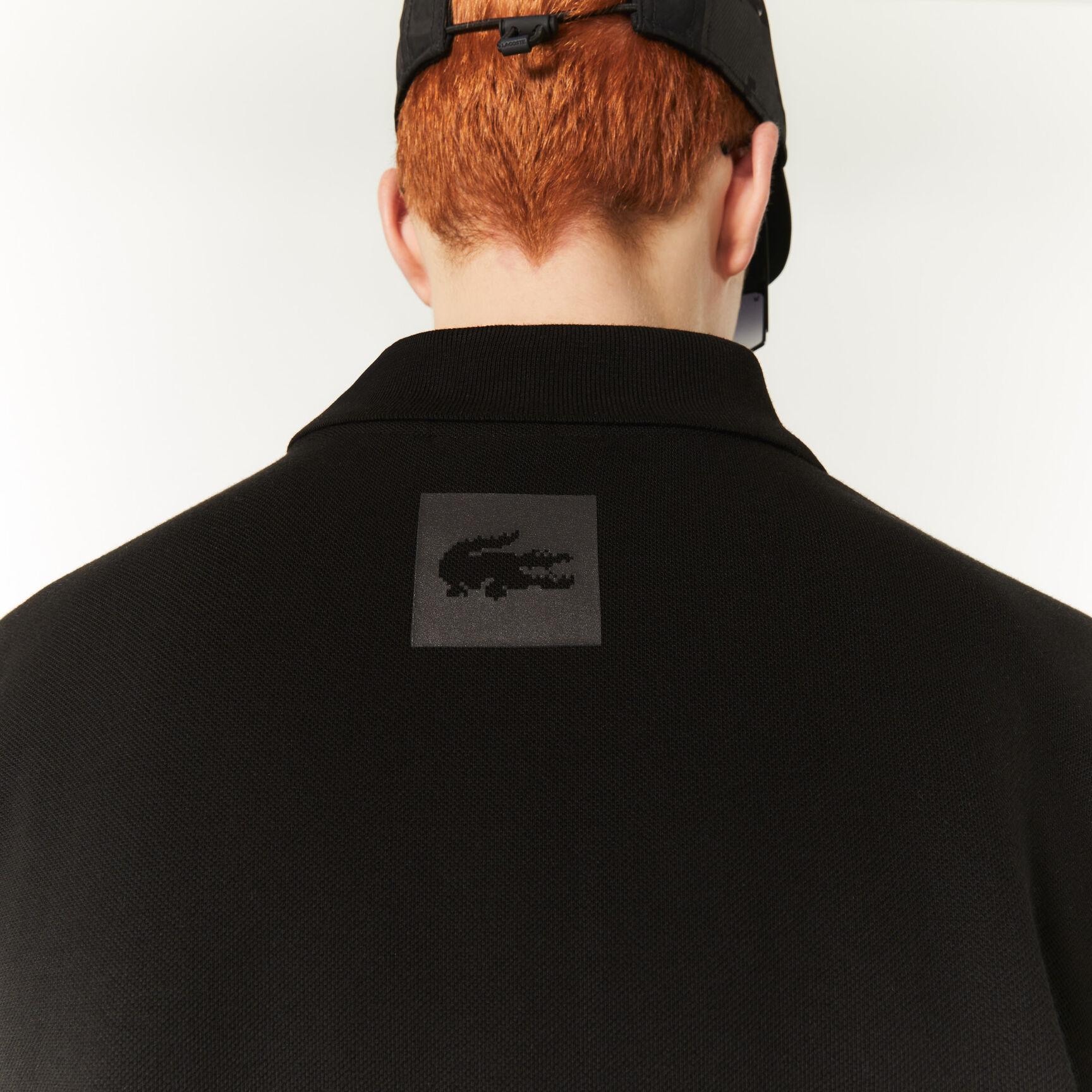 Men's Lacoste L!VE x Minecraft Loose Fit Organic Cotton Polo Shirt Men's Lacoste L!VE x Minecraft Loose Fit Organic Cotton Polo Shirt