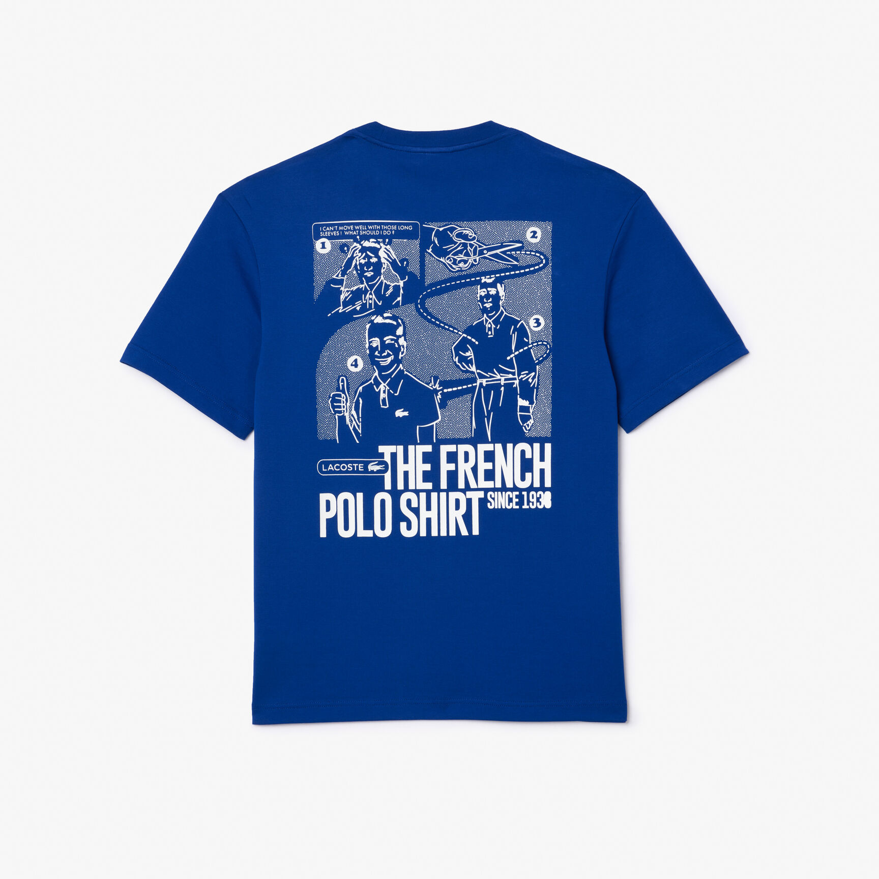 Heavy Cotton Jersey Back Print T-shirt