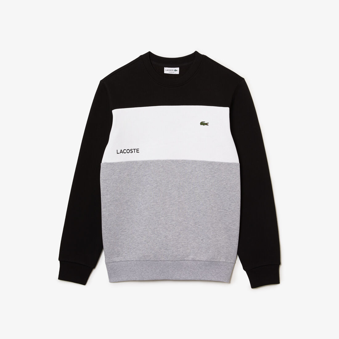 Men’s Lacoste Branded Color-Block Sweatshirt Men’s Lacoste Branded Color-Block Sweatshirt