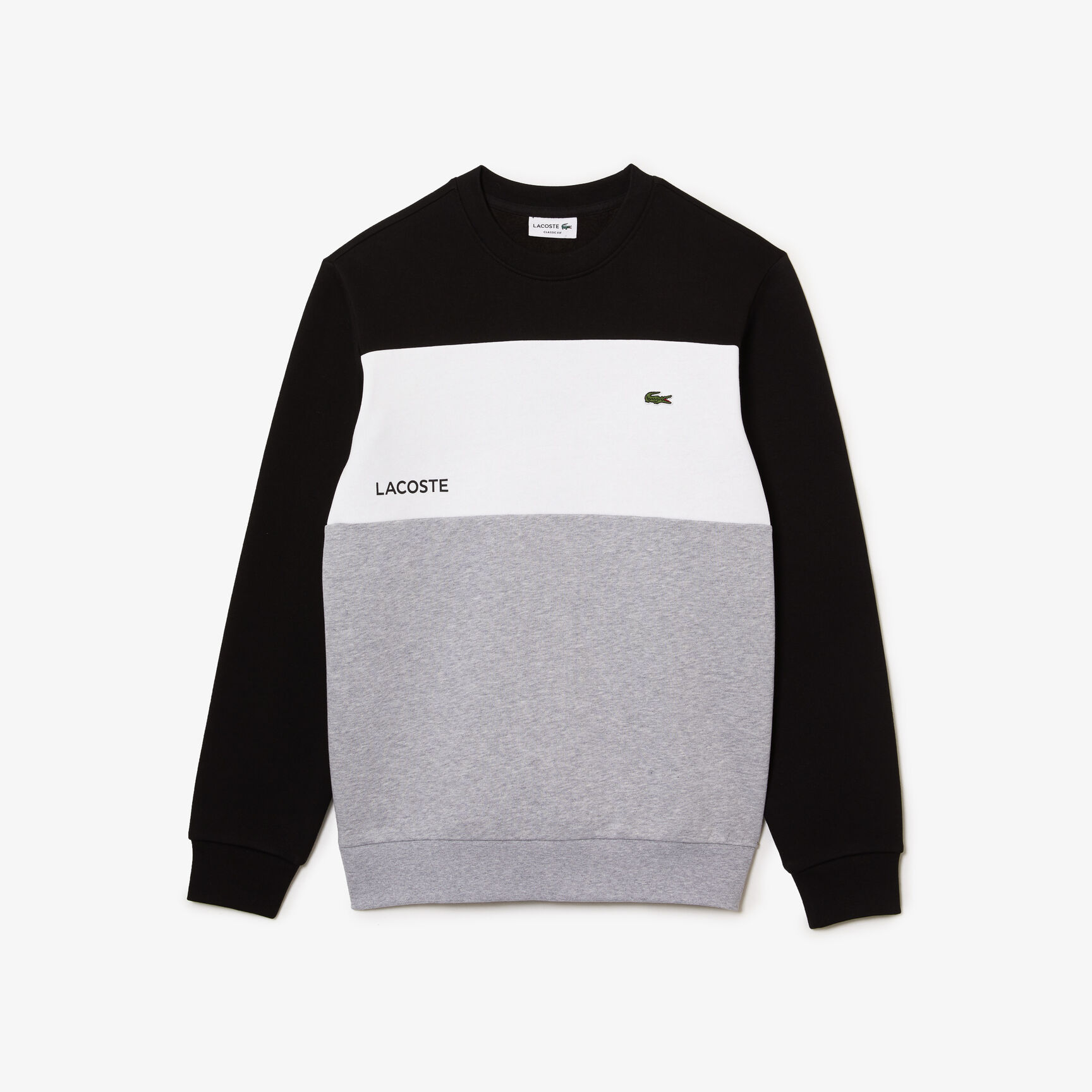 Men’s Lacoste Branded Color-Block Sweatshirt Men’s Lacoste Branded Color-Block Sweatshirt