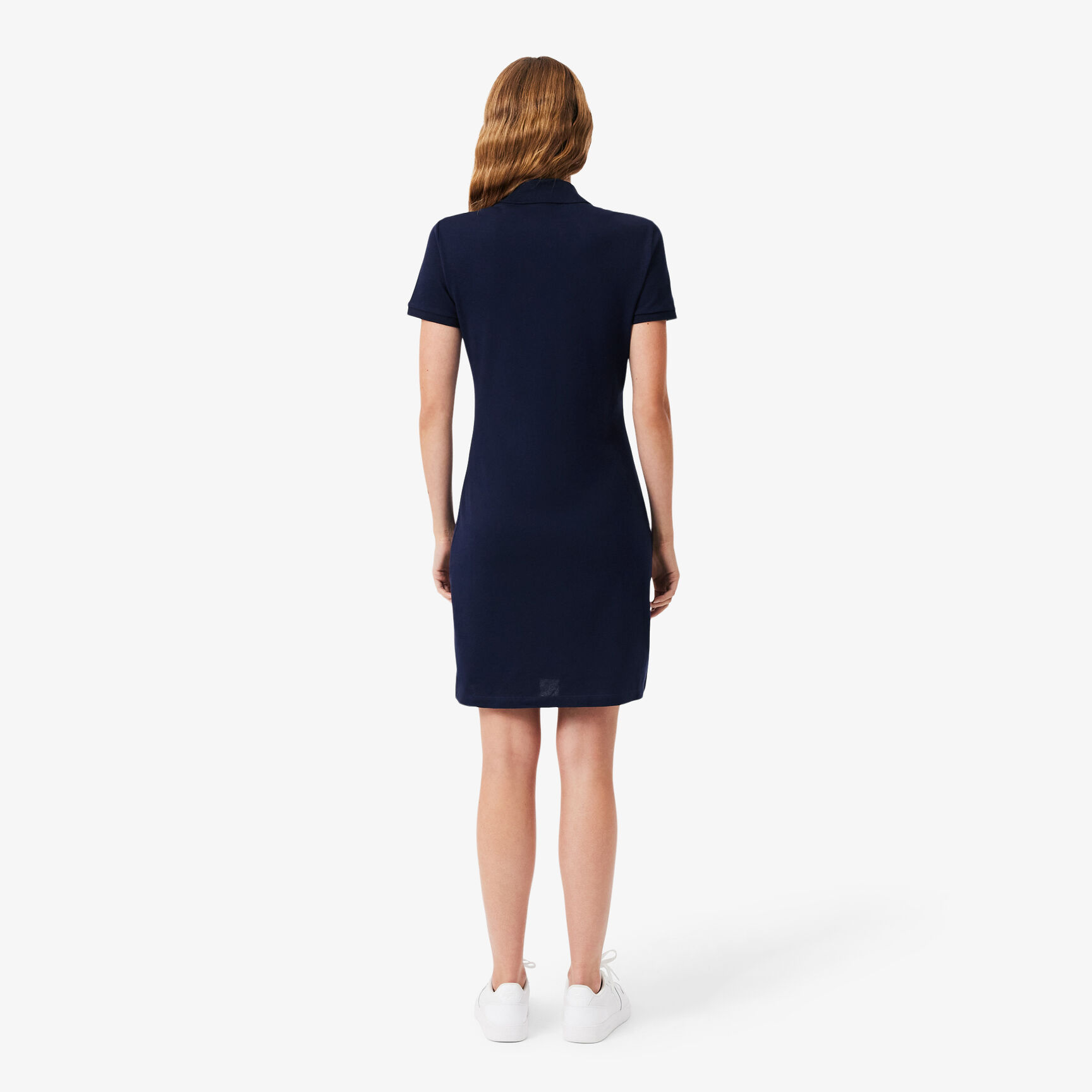 Slim Fit Stretch Petit Pique Polo Dress