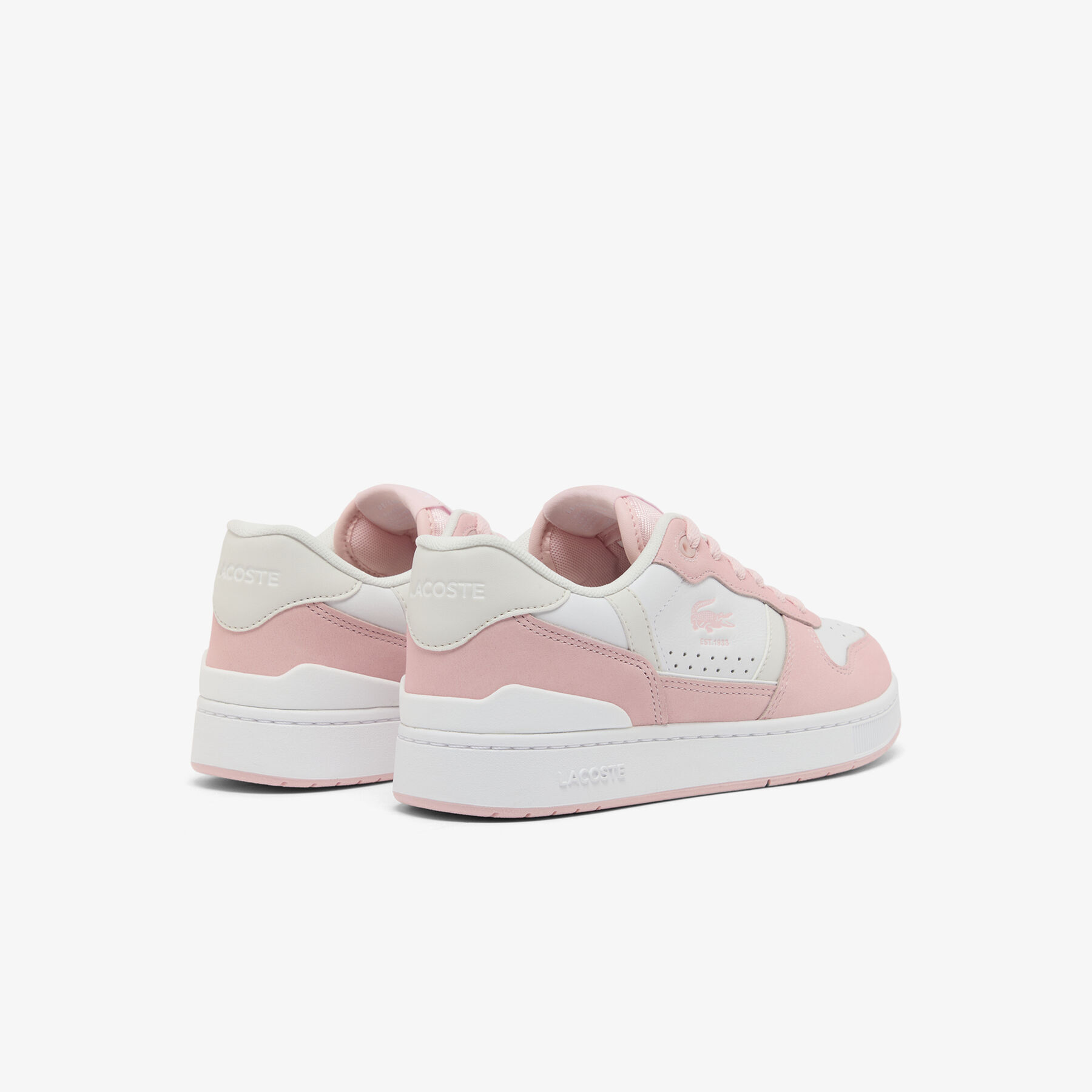 Women's T-Clip Set Leather Sneakers lacoste women s t clip set leather sneakers