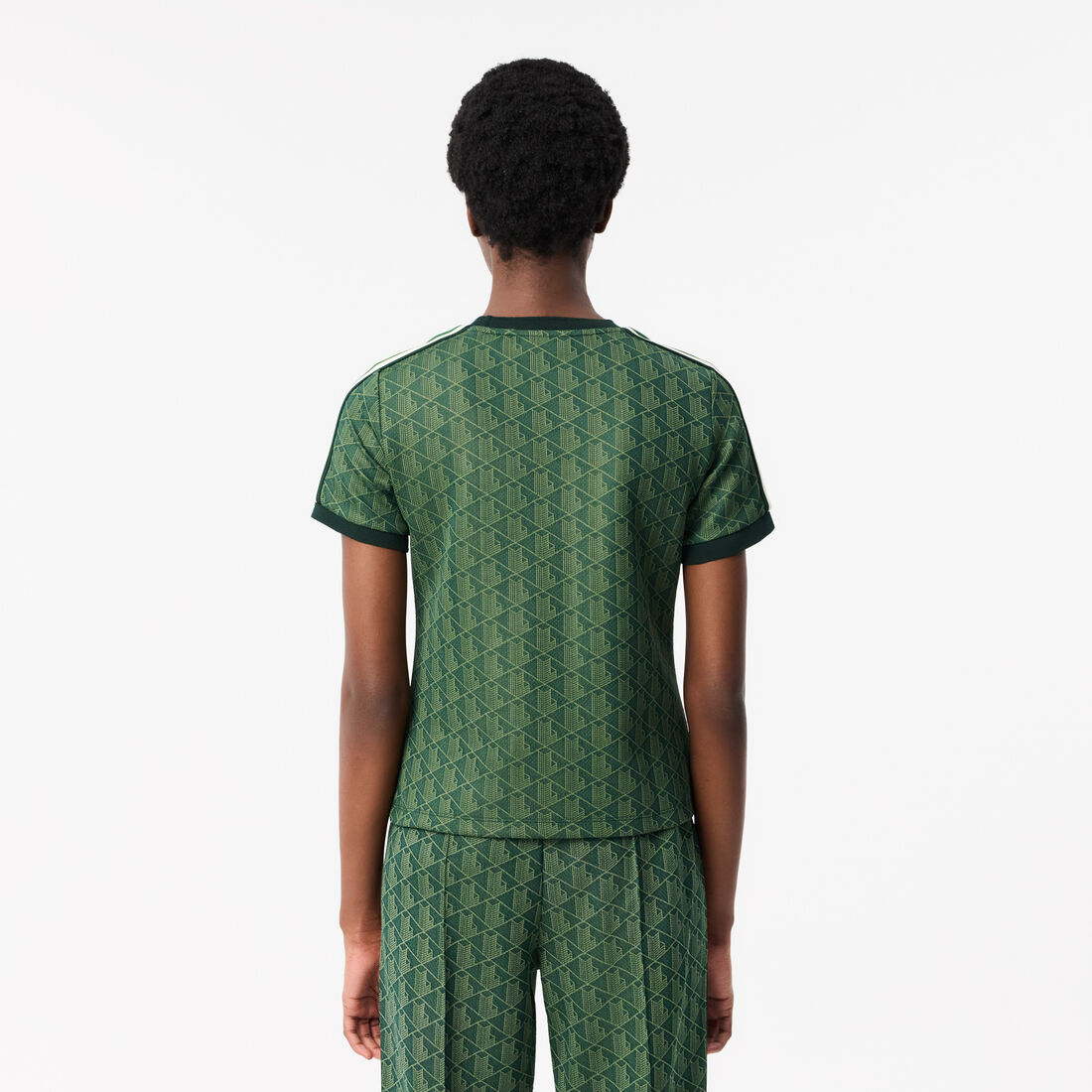 Slim Fit Monogram Jacquard T-shirt Slim Fit Monogram Jacquard T-shirt