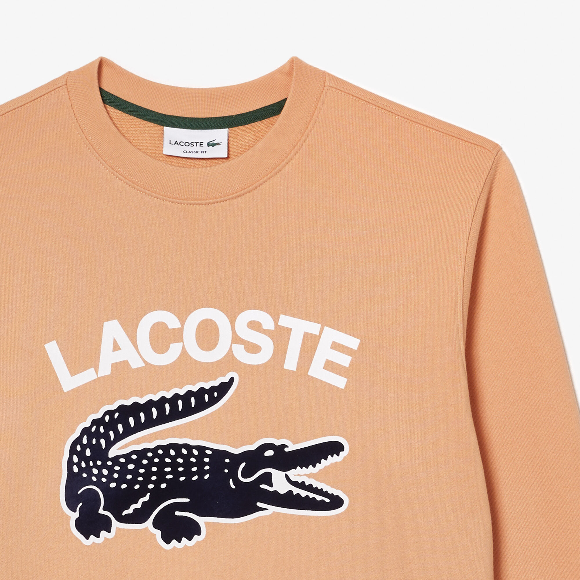 Sudadera Marca Sudadera Lacoste Con Estampado De Cocodrilo Para