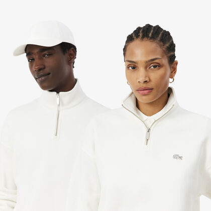 Heavy Fleece Zipper Neck Sweatshirt