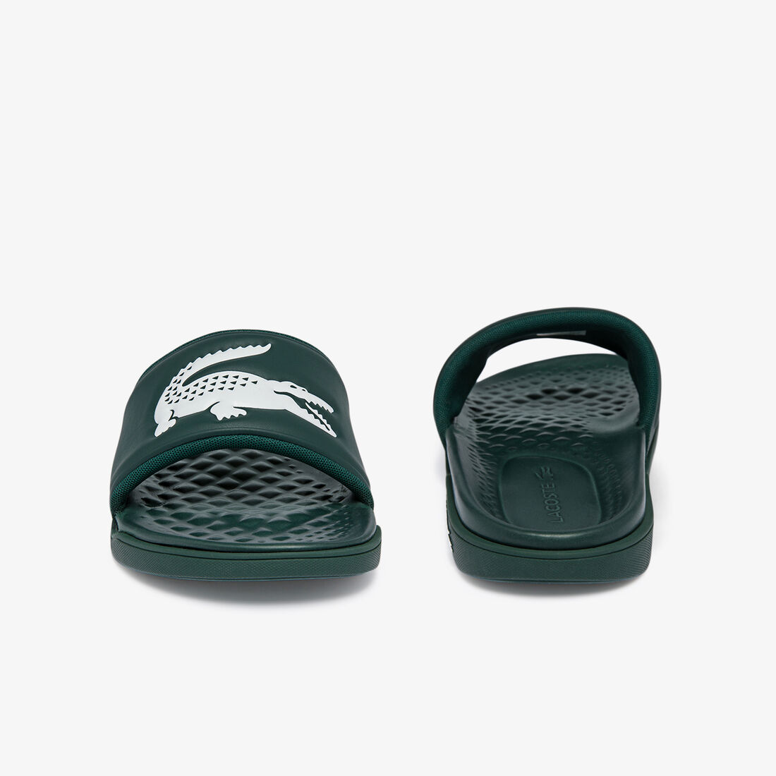 Men's Croco Dualiste Synthetic Logo Strap Slides Men's Croco Dualiste Synthetic Logo Strap Slides