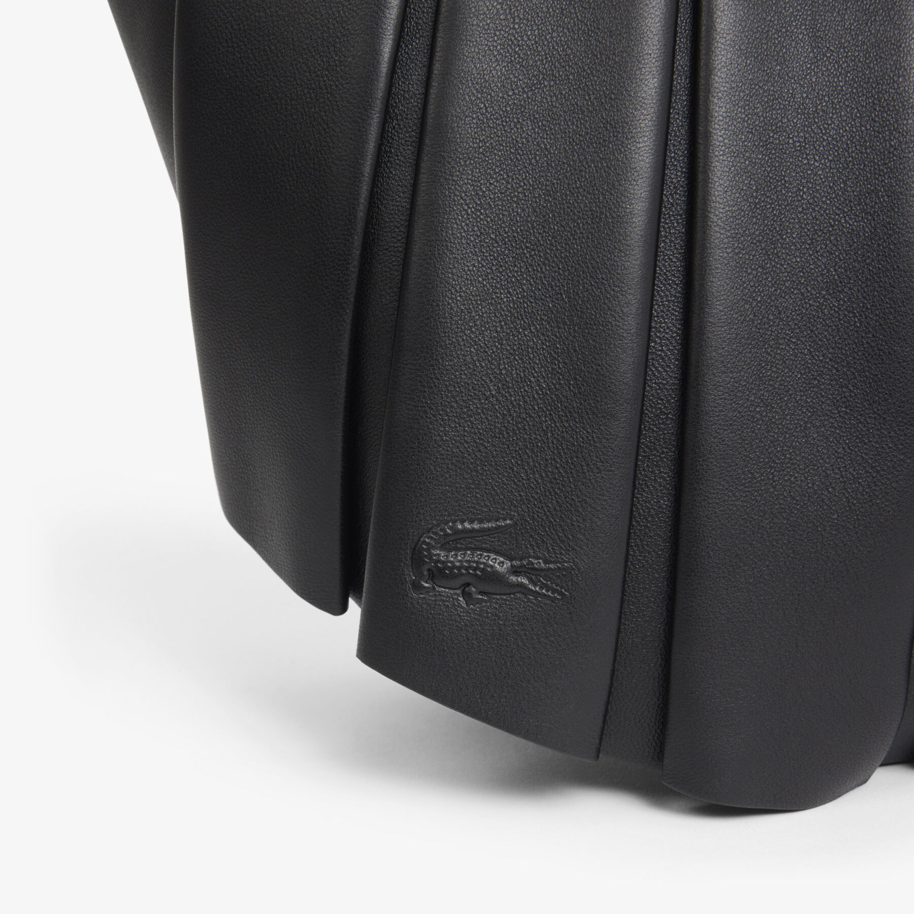 lacoste medium lenglen leather hobo bag