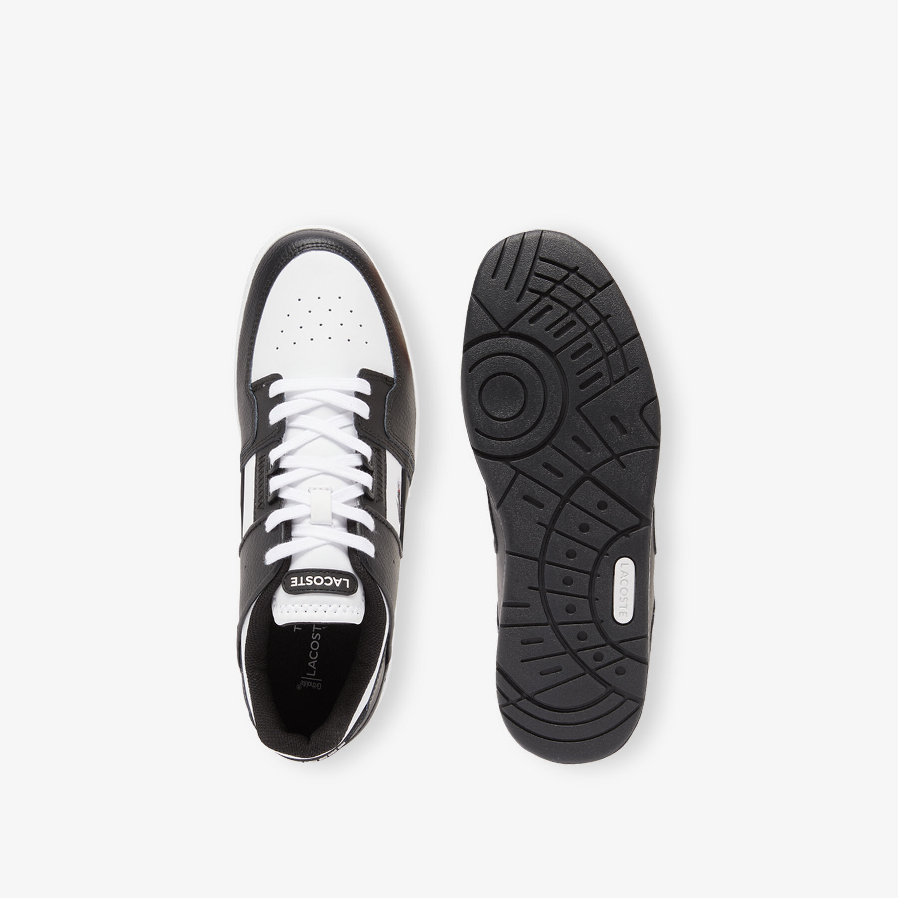 Men's Court Cage Leather Sneakers حذاء سنيكرز رجالي كورت كيج من الجلد - 48SMA0016-312