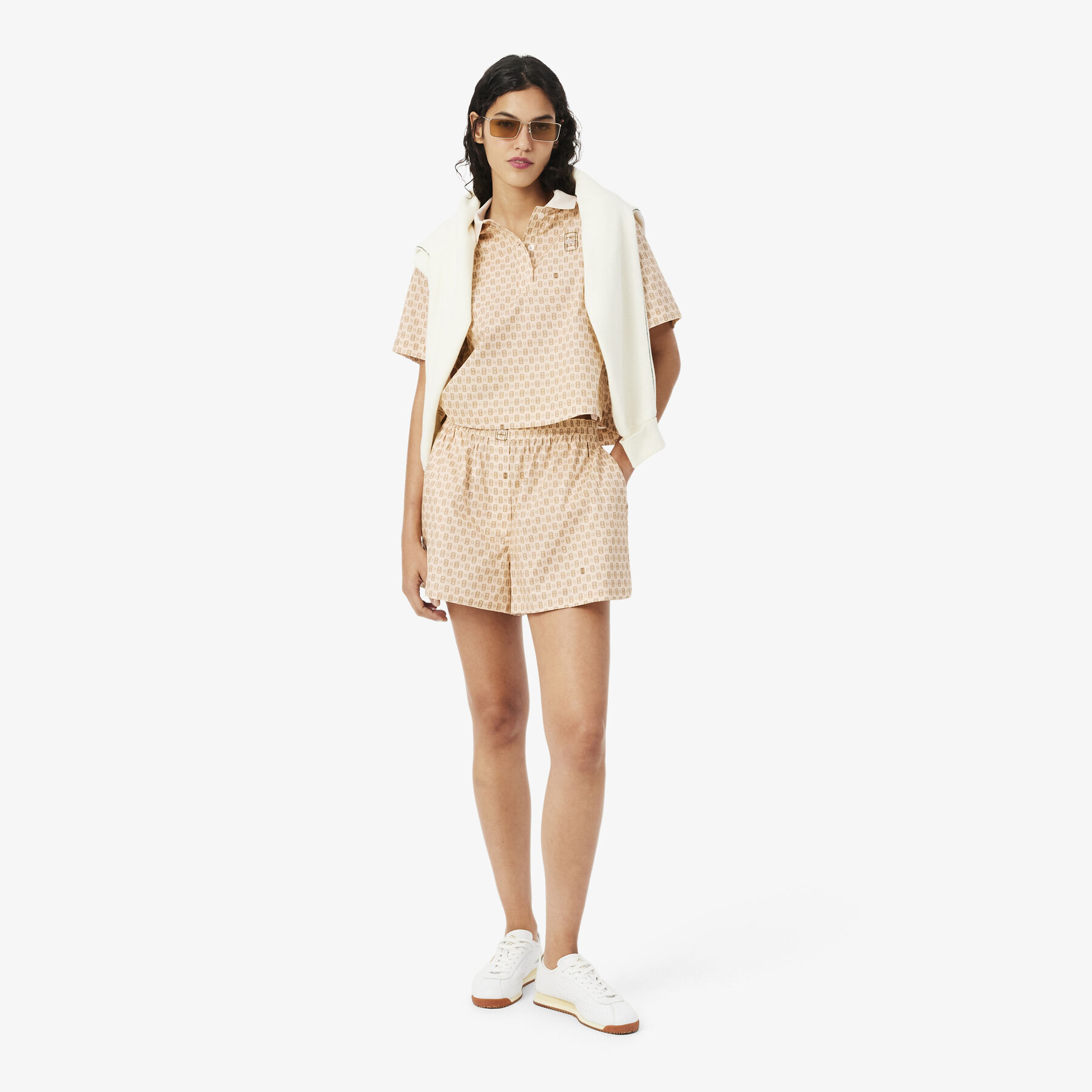 Printed Oversized Bermuda Shorts Printed Oversized Bermuda Shorts