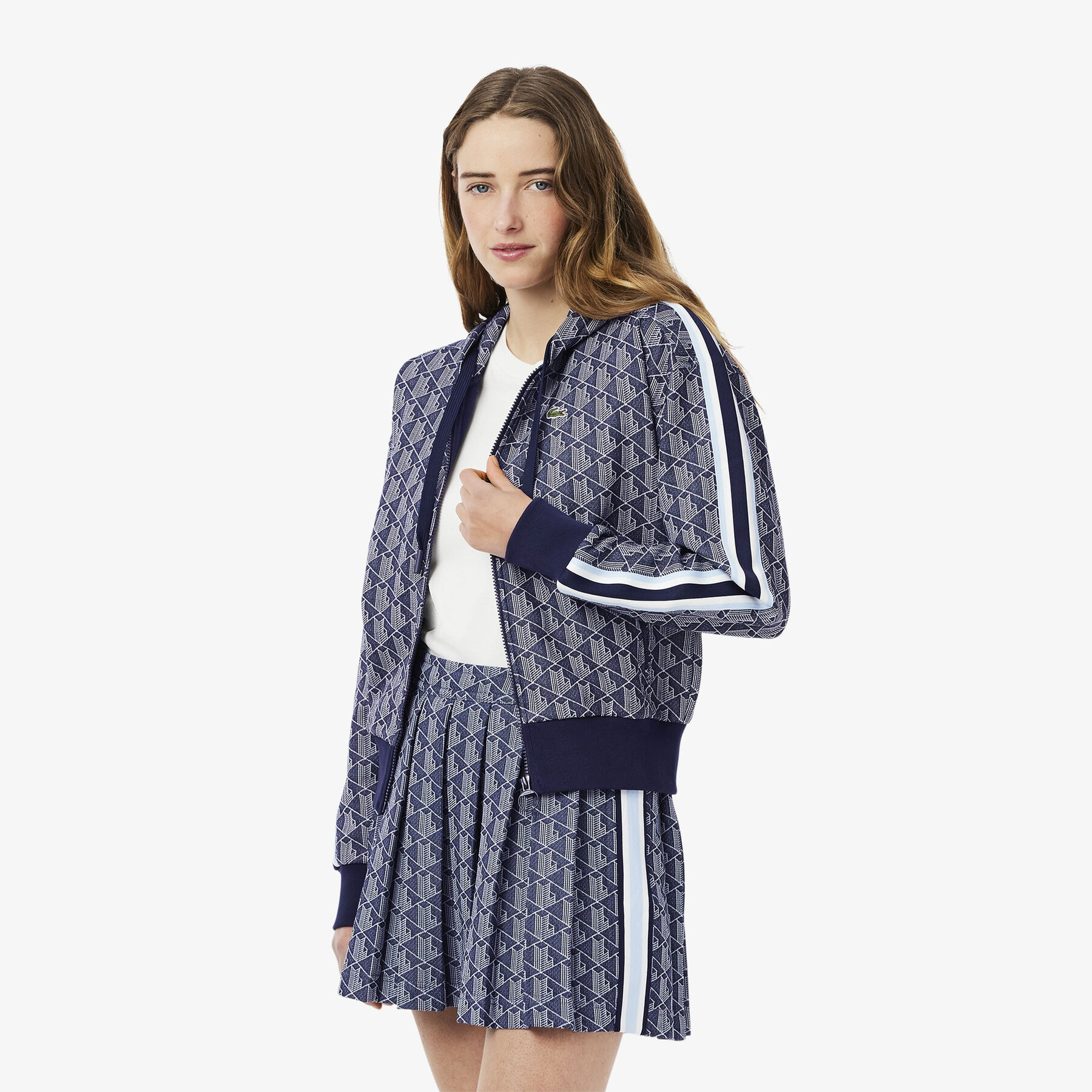 Jacquard Monogram Hoodie