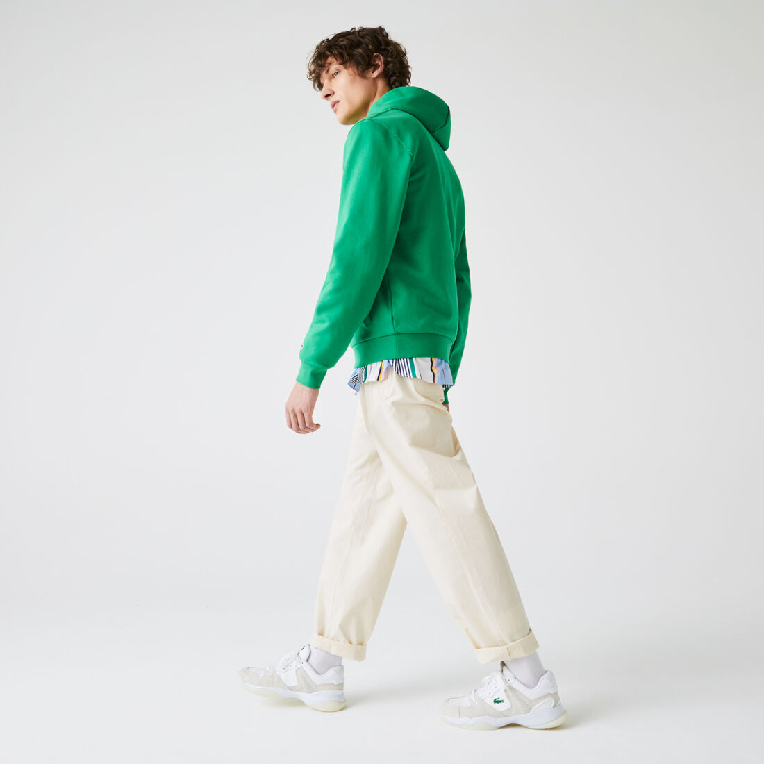 بنطال تشينو خفيف للرجال من البوبلين المرن بنطال تشينو خفيف للرجال من البوبلين المرن