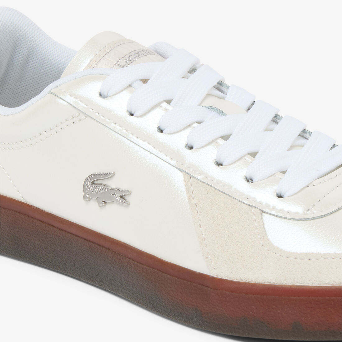lacoste women s baseshot pro leather sneakers
