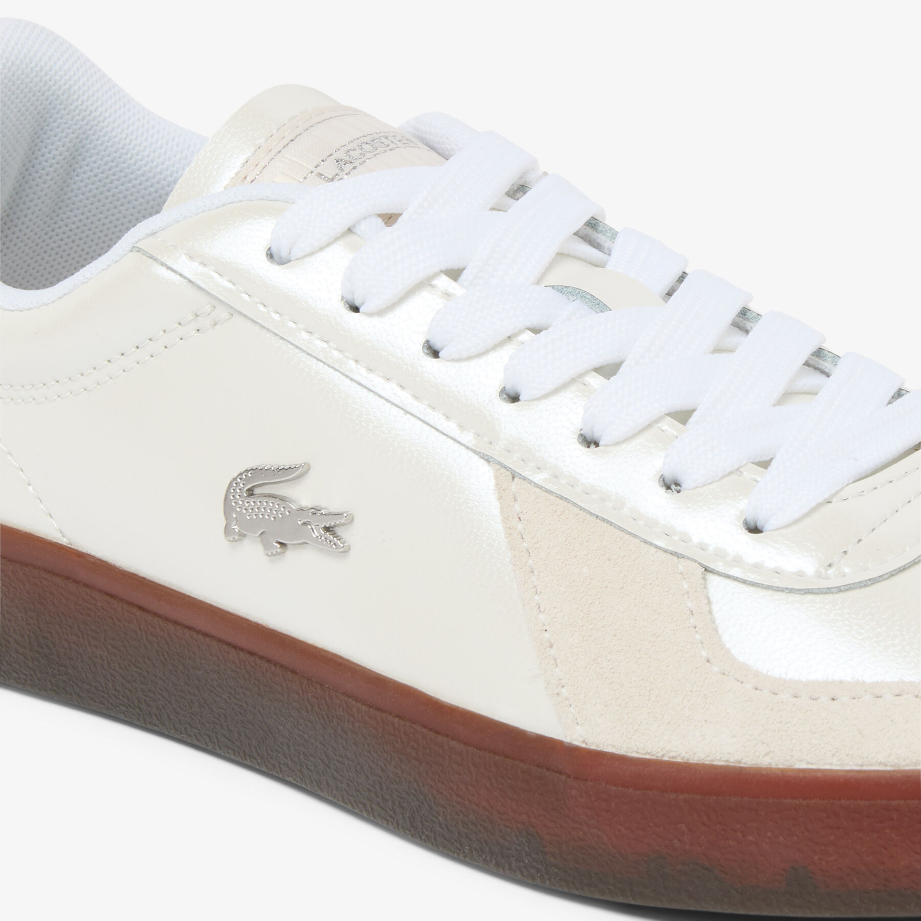 lacoste women s baseshot pro leather sneakers