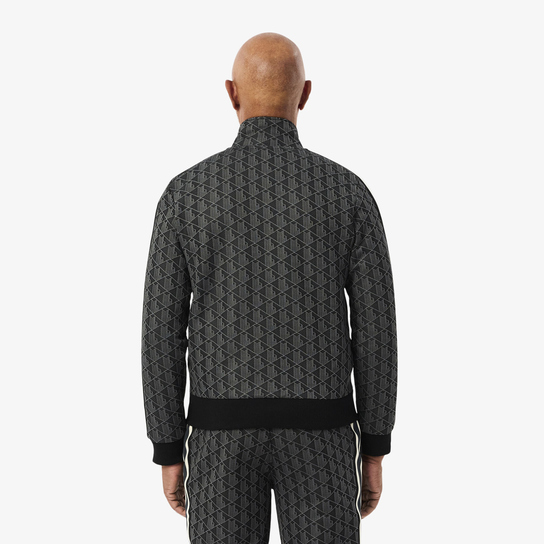 Paris Zip-Up Jacquard Track Jacket lacoste paris zip up jacquard track jacket