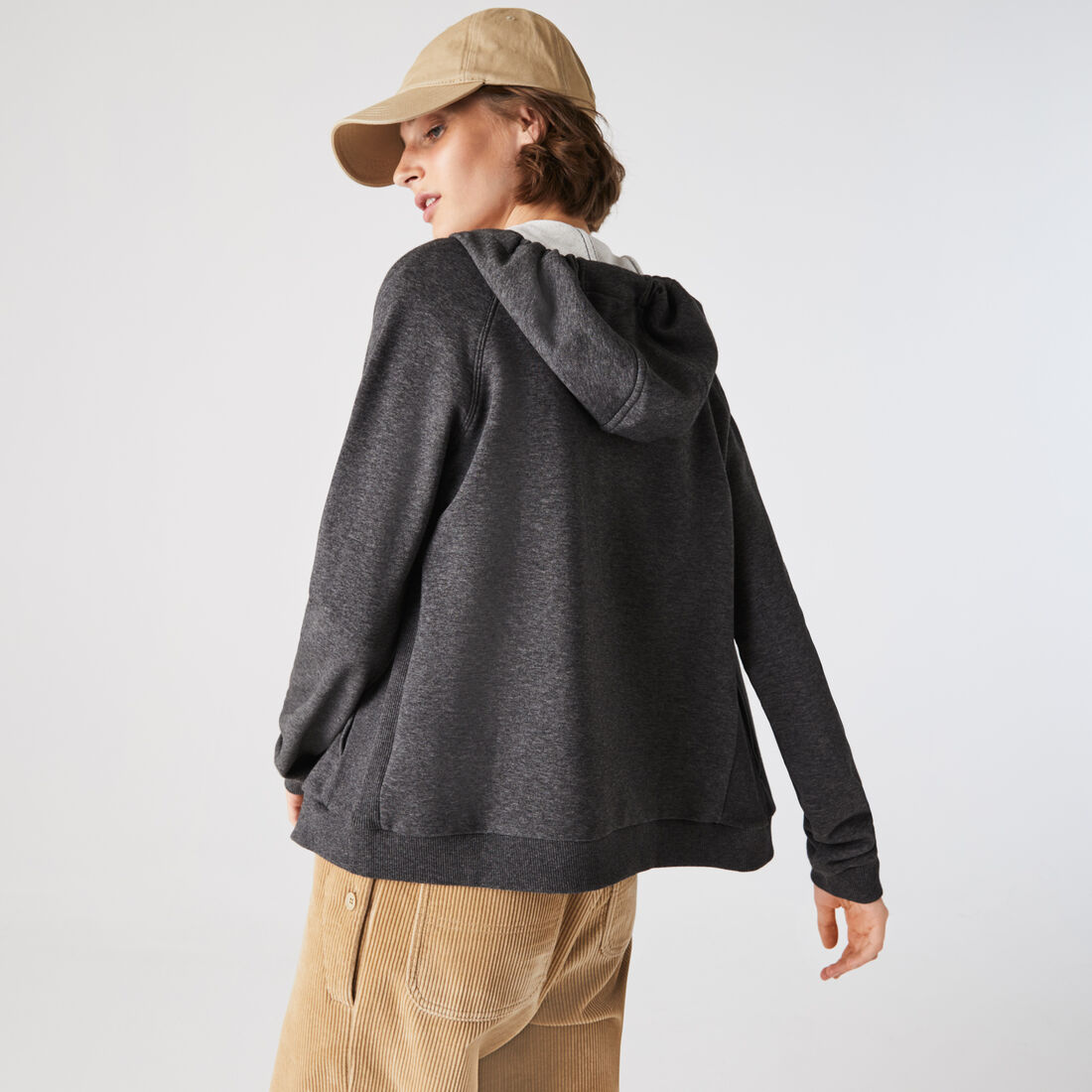 Women's Lacoste SPORT Fleece Zip Tennis Hoodie Women's Lacoste SPORT Fleece Zip Tennis Hoodie