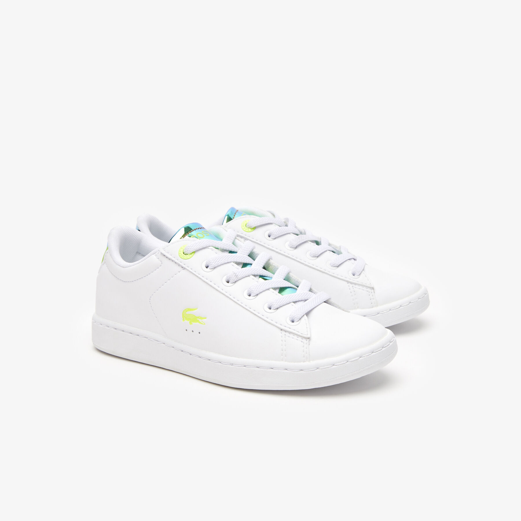 Children's Lacoste Carnaby Leather Trainers children s lacoste carnaby leather trainers