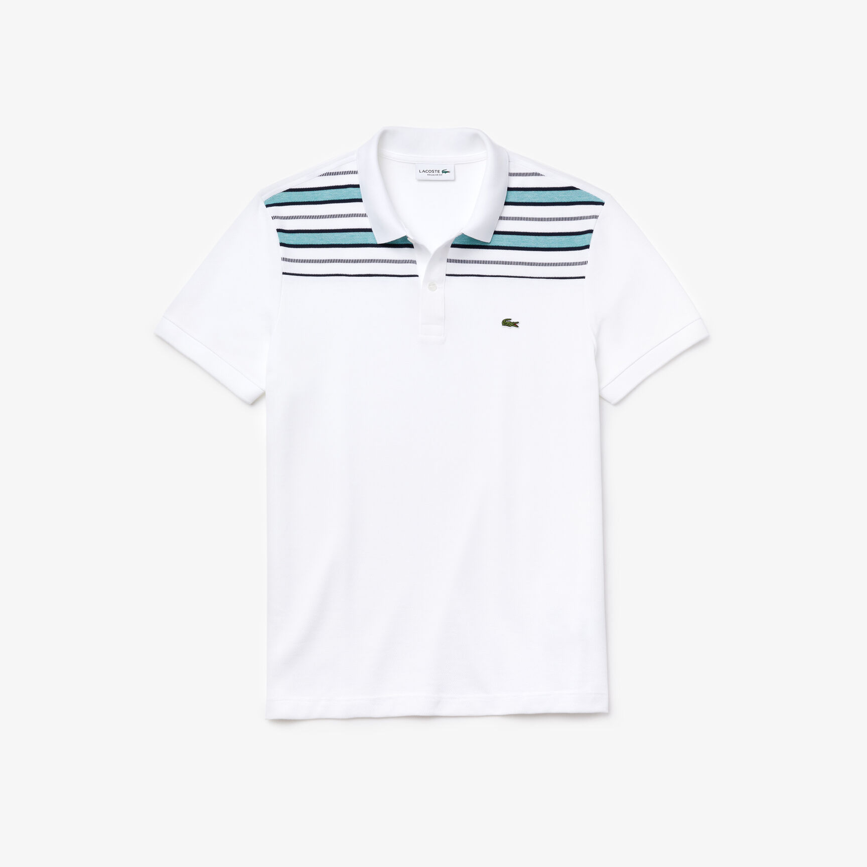 Men's Lacoste Striped Pane Polo Shirt Men's Lacoste Striped Pane Polo Shirt