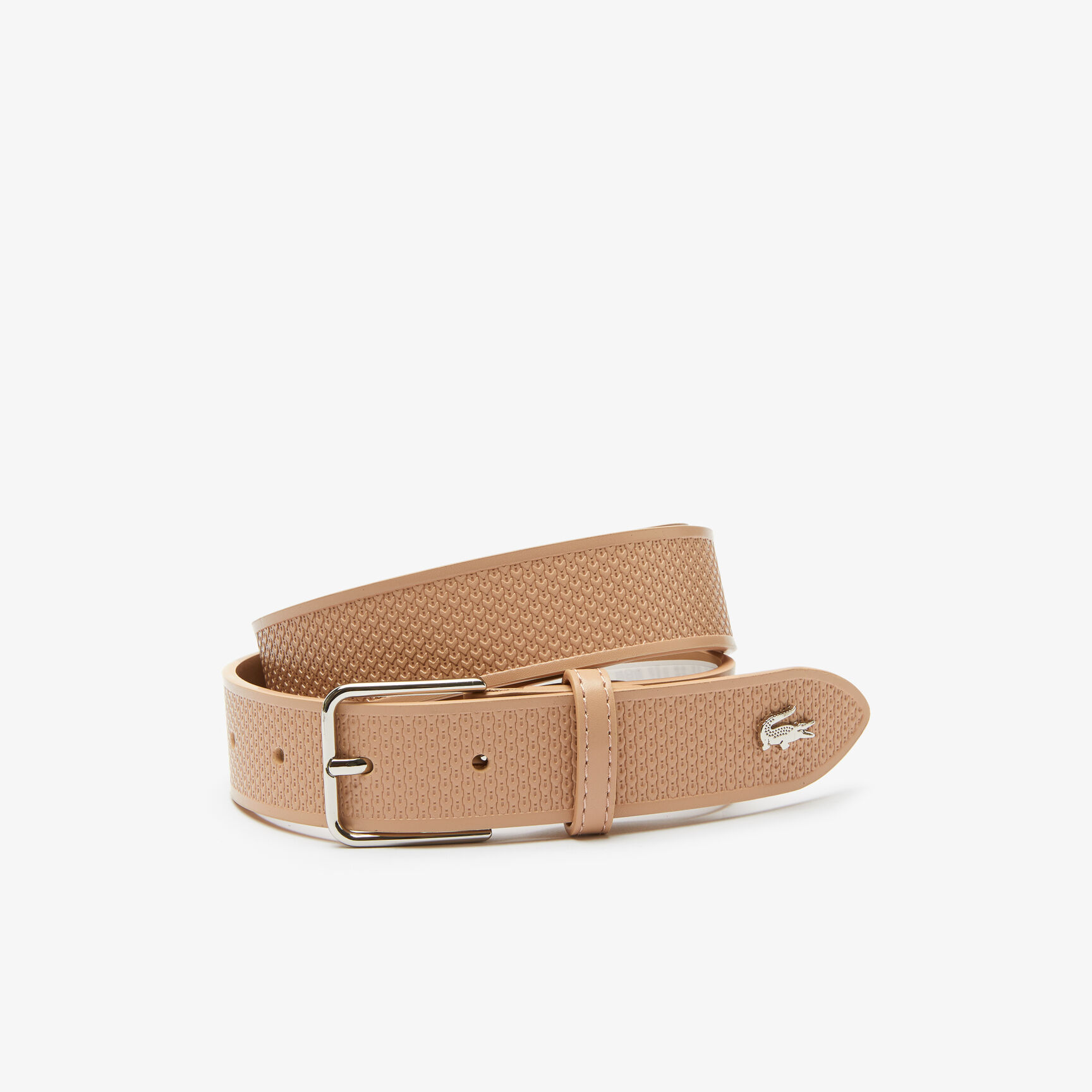 Men's Metal Crocodile Stitched Leather Belt Men's Metal Crocodile Stitched Leather Belt