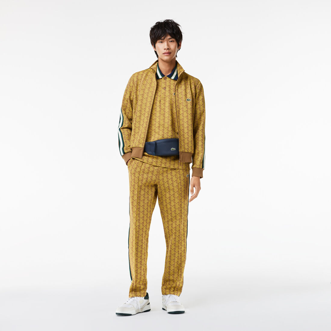 Classic Fit Monogram Jacquard Polo Shirt Classic Fit Monogram Jacquard Polo Shirt