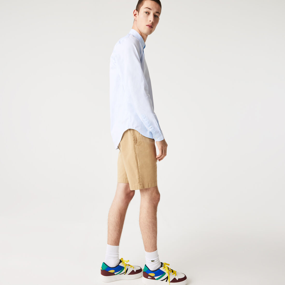 قميص قطن فاخر بقصة ضيقة للرجال قميص قطن فاخر بقصة ضيقة للرجال