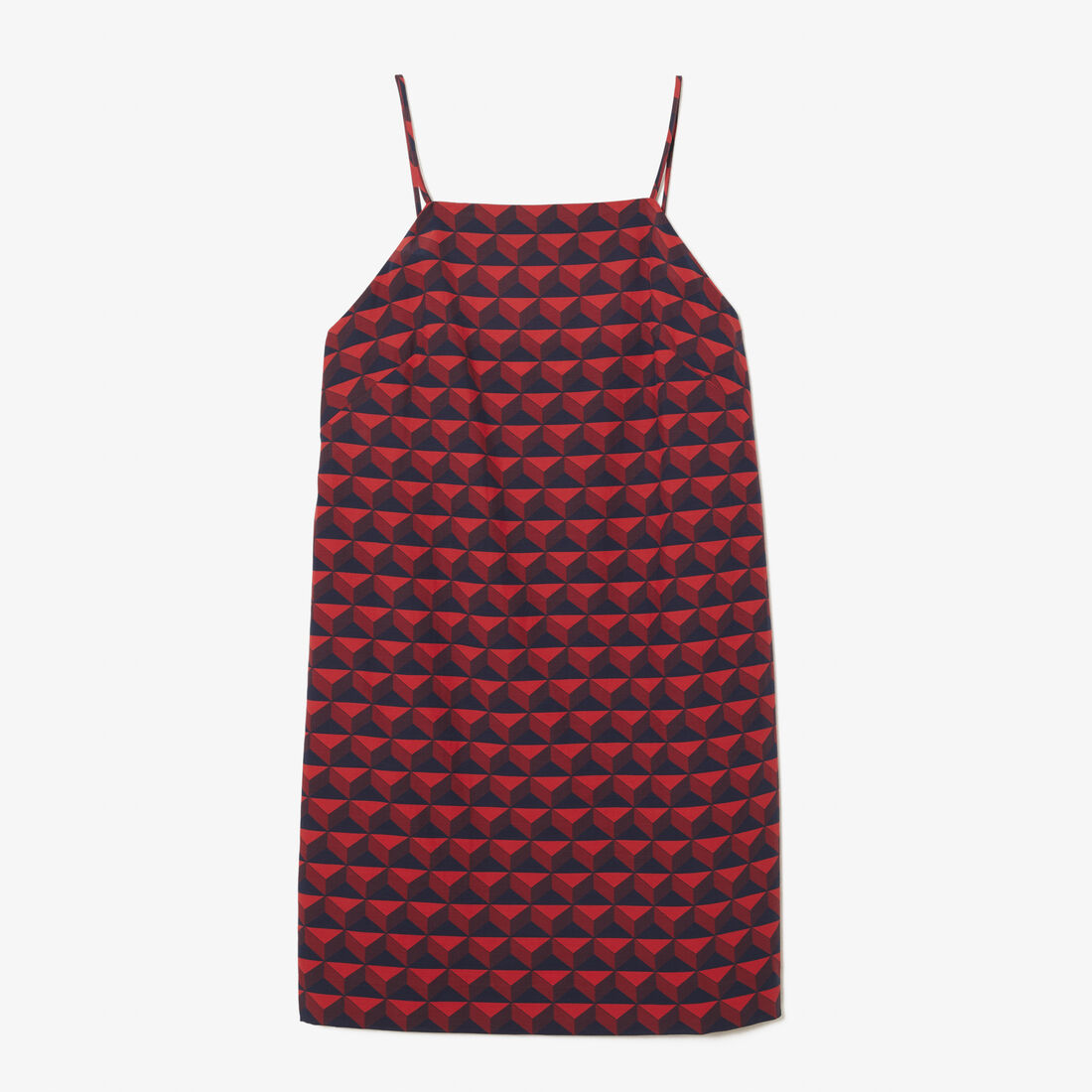 فستان شمسي قطني مطبوع خفيف الوزن