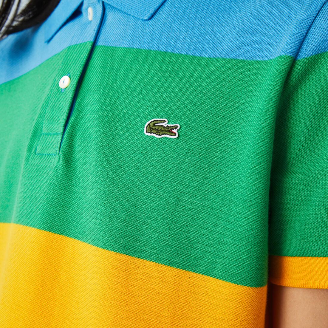 بولو ملون مقلم للنساء قصة عادية من مجموعة Polaroid بولو ملون مقلم للنساء قصة عادية من مجموعة Polaroid